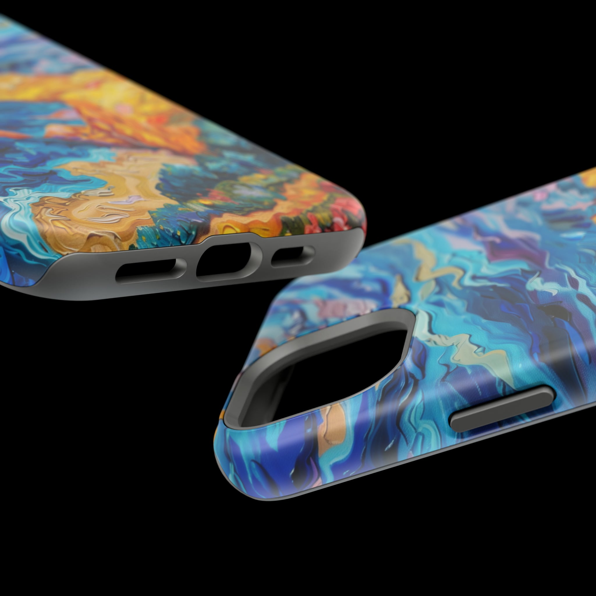 STIKISS™ Oil Paints Collection 01-011 Big Sur iPhone MagSafe Tough Case