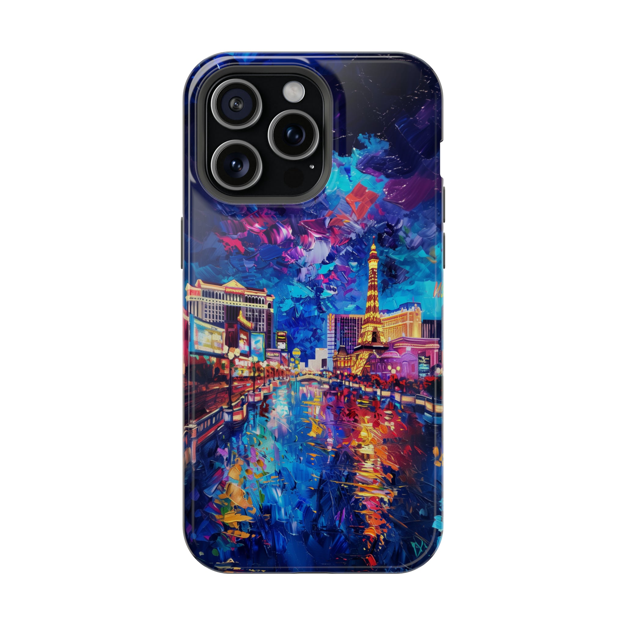 STIKISS™ Oil Paints Collection 01-012 Las Vegas iPhone MagSafe Tough Case