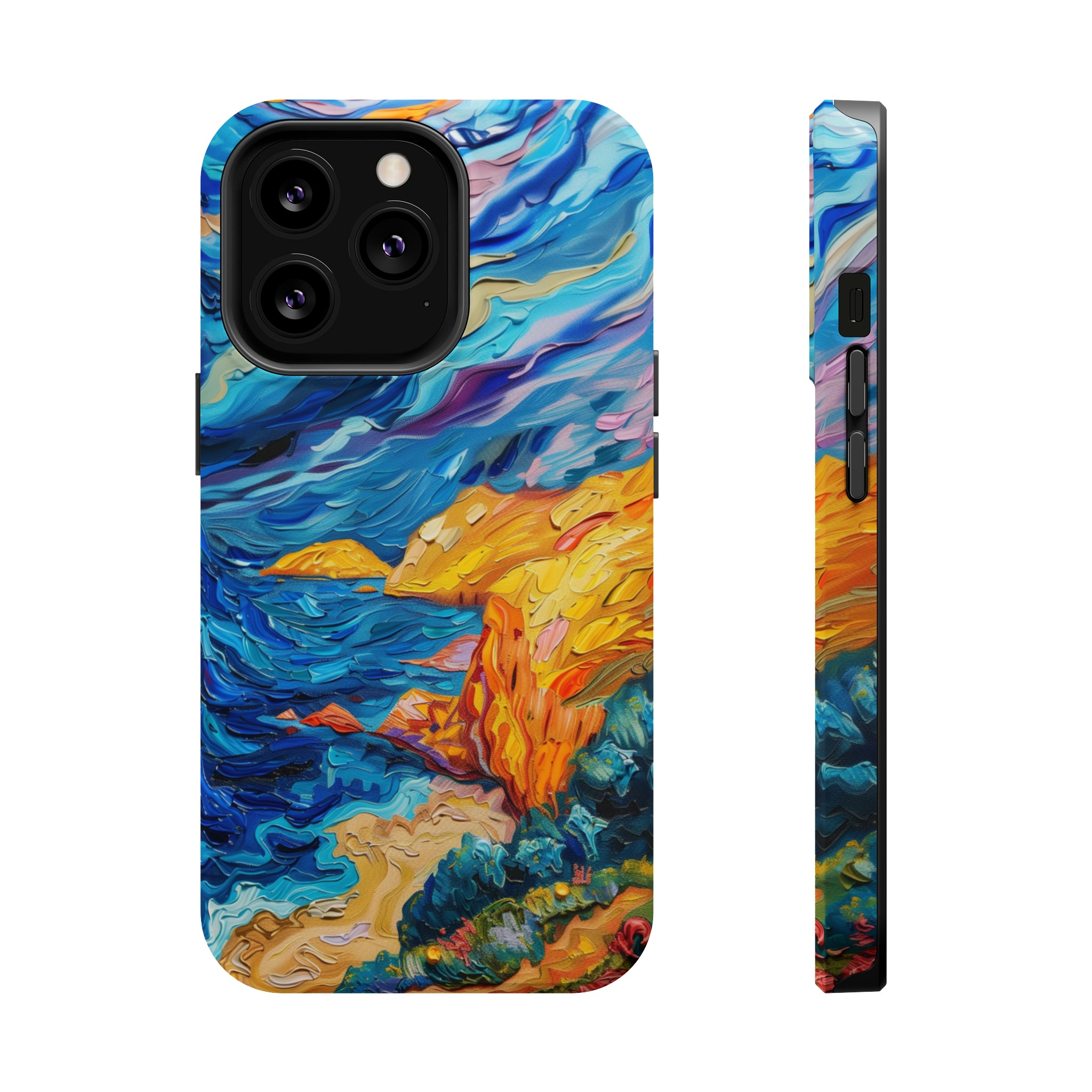 STIKISS™ Oil Paints Collection 01-011 Big Sur iPhone MagSafe Tough Case