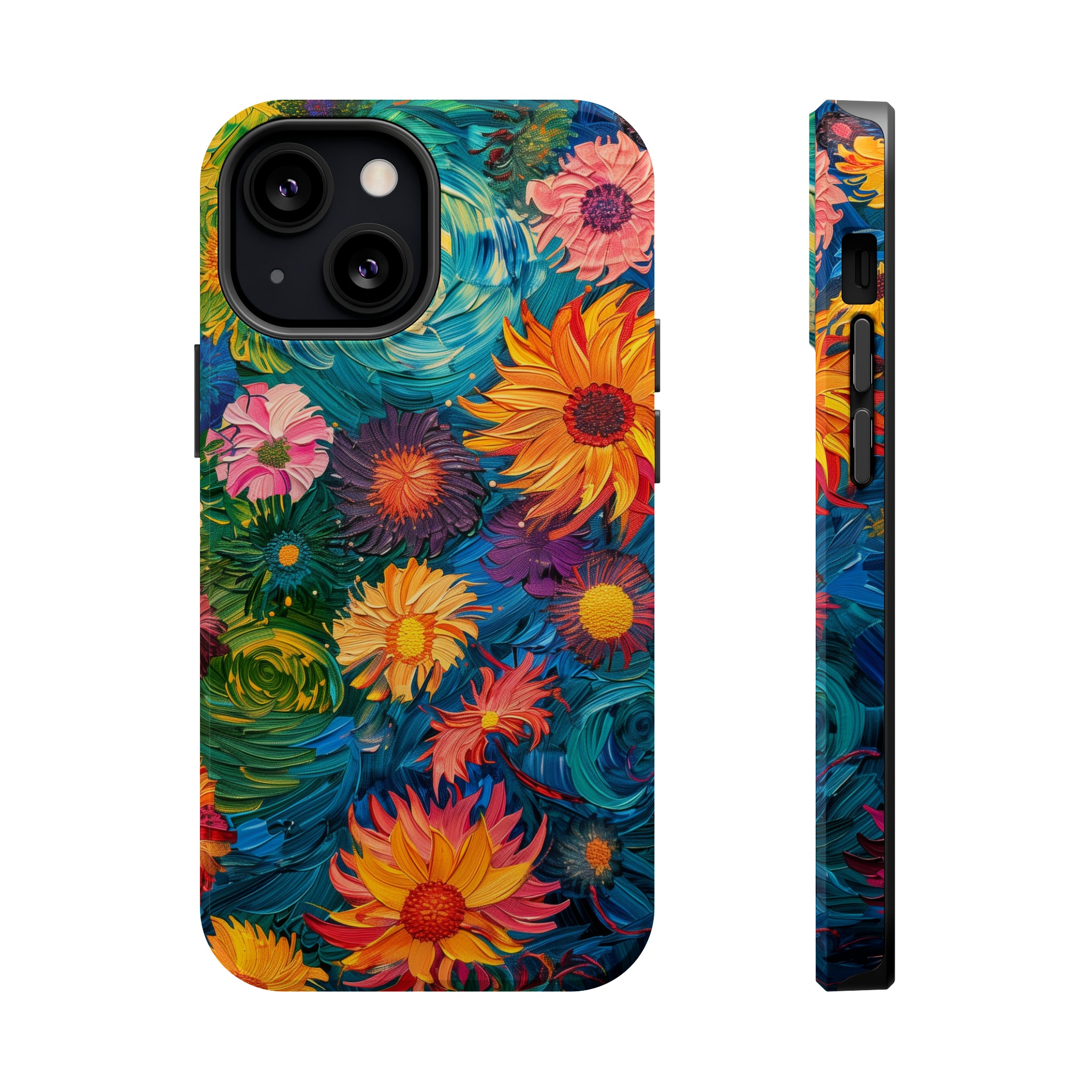 STIKISS™ Oil Paints Collection 01-001 Flowers iPhone MagSafe Tough Case