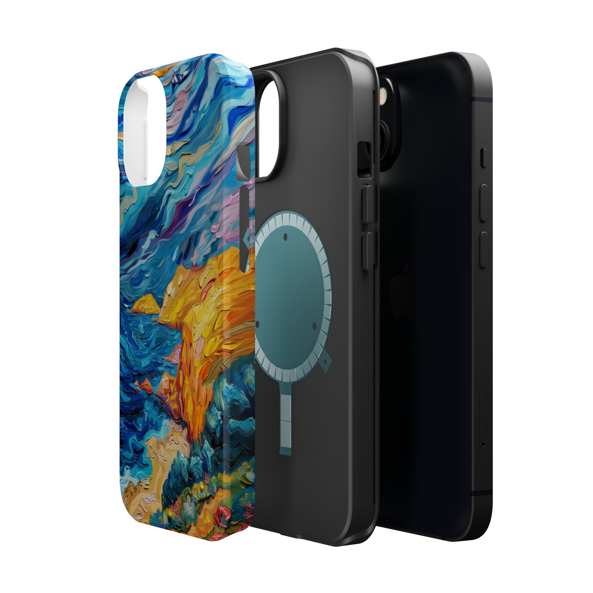 STIKISS™ Oil Paints Collection 01-011 Big Sur iPhone MagSafe Tough Case