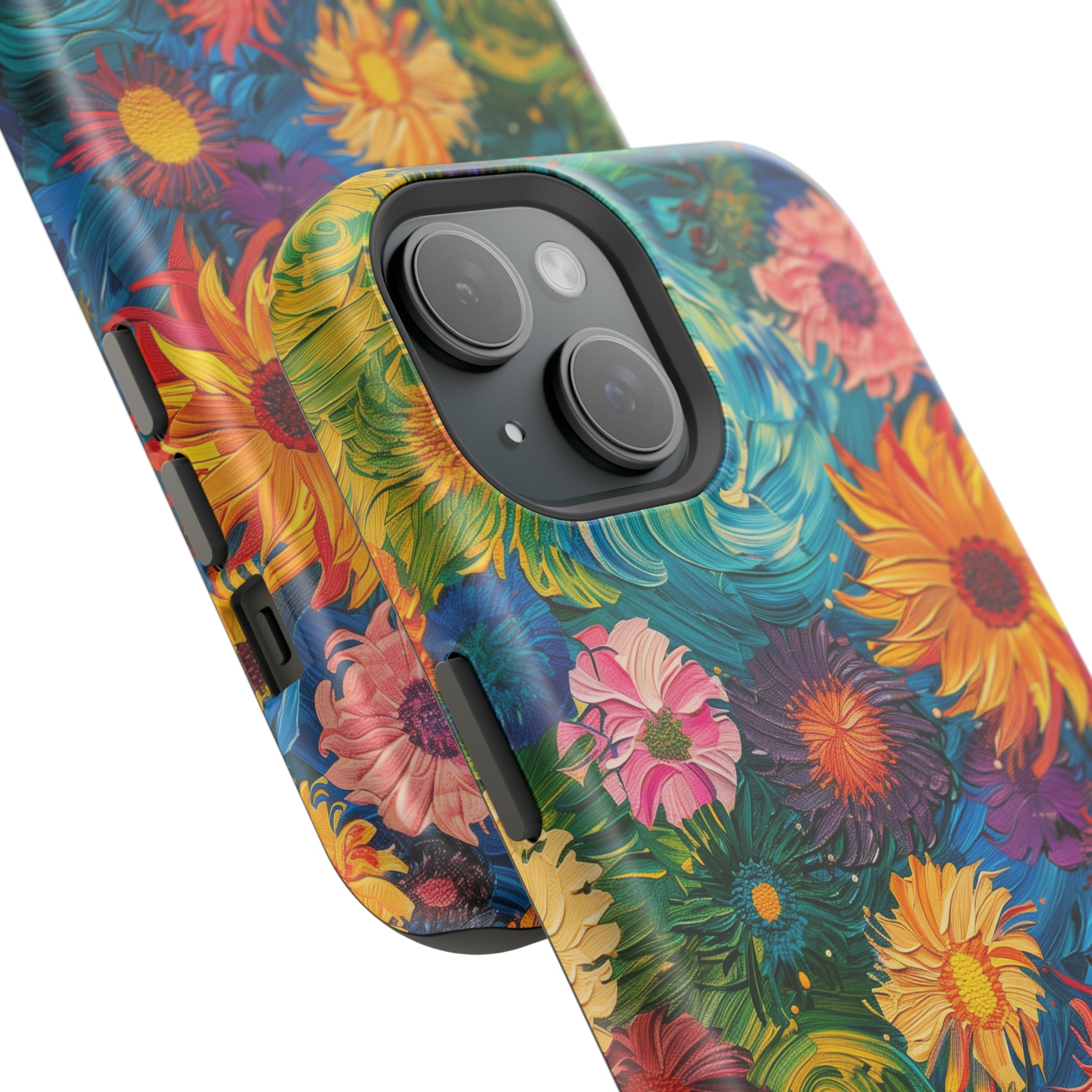 STIKISS™ Oil Paints Collection 01-001 Flowers iPhone MagSafe Tough Case