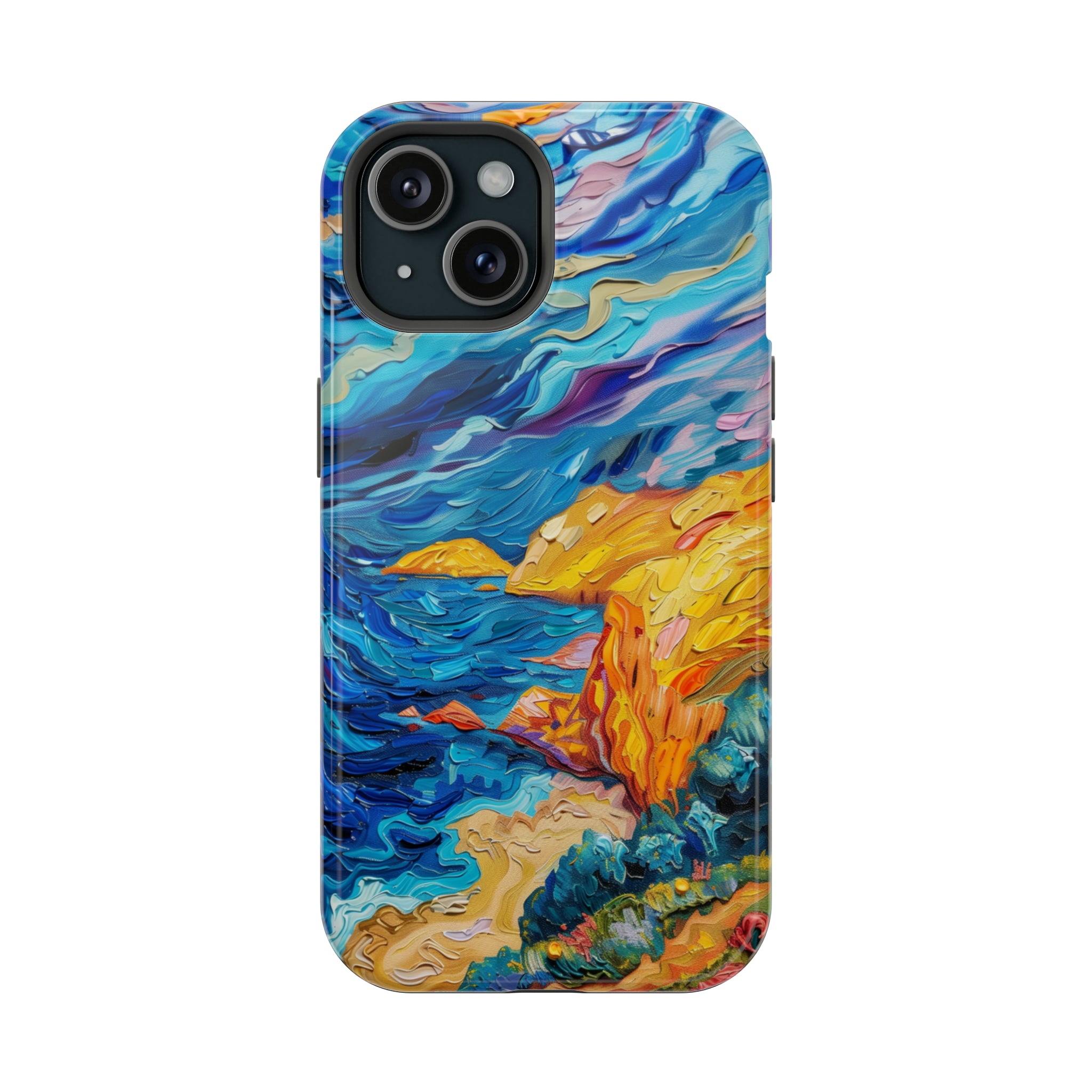 STIKISS™ Oil Paints Collection 01-011 Big Sur iPhone MagSafe Tough Case