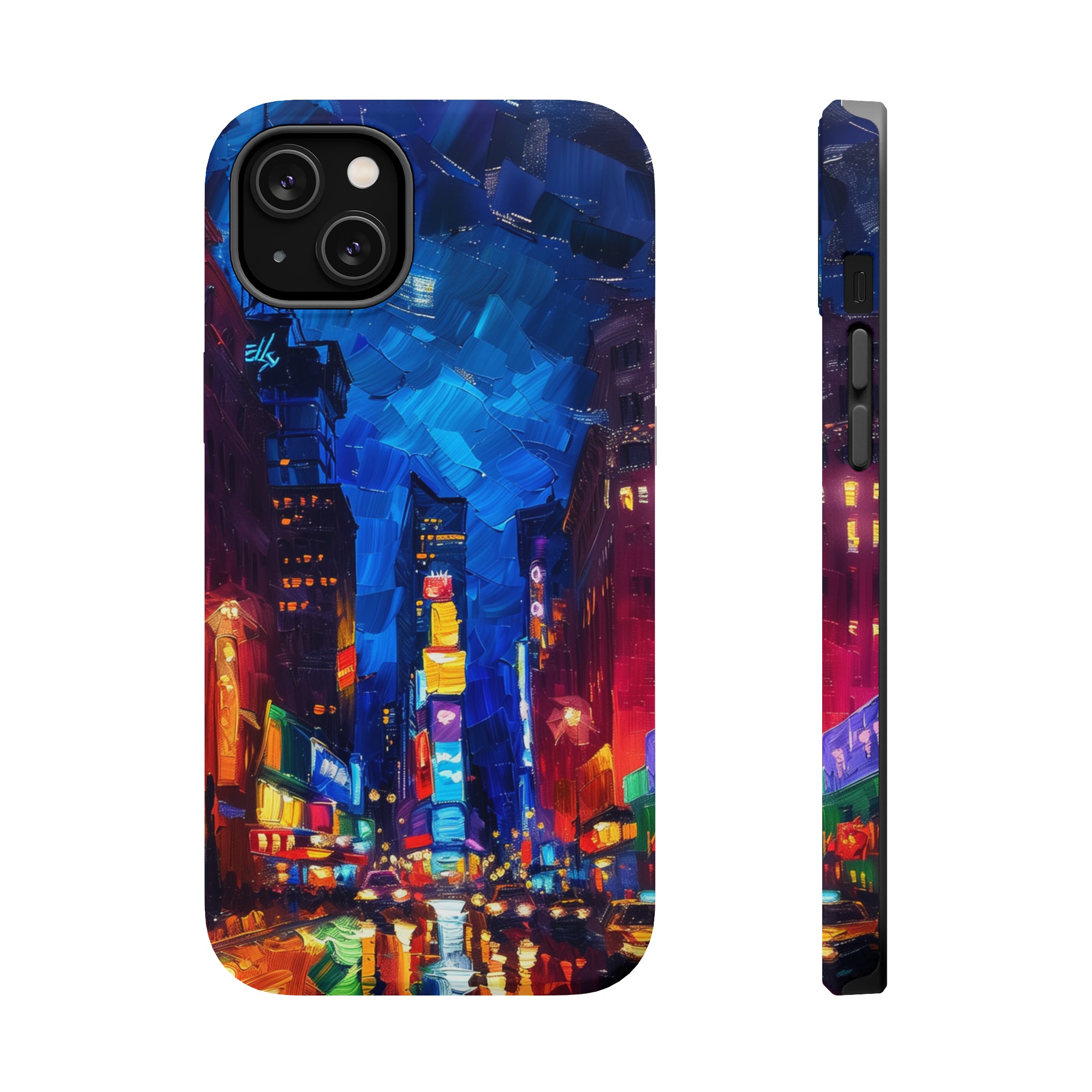 STIKISS™ Oil Paints Collection 01-006 Times Square iPhone MagSafe Tough Case