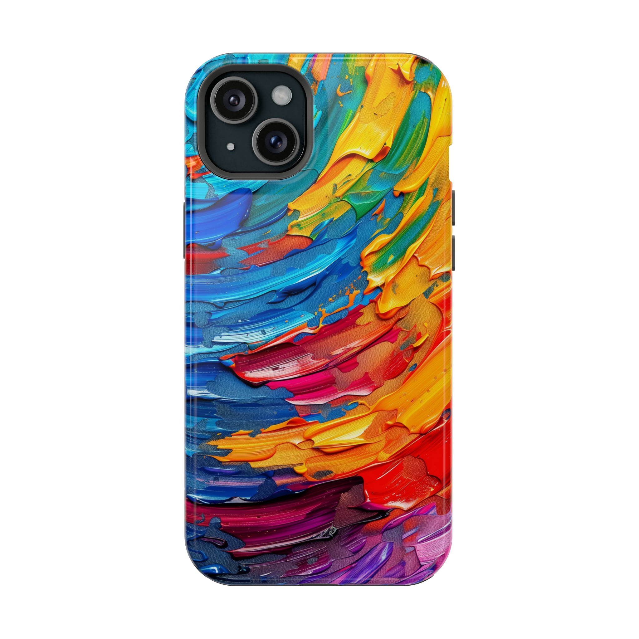 STIKISS™ Oil Paints Collection 01-015 Rainbow iPhone MagSafe Tough Case