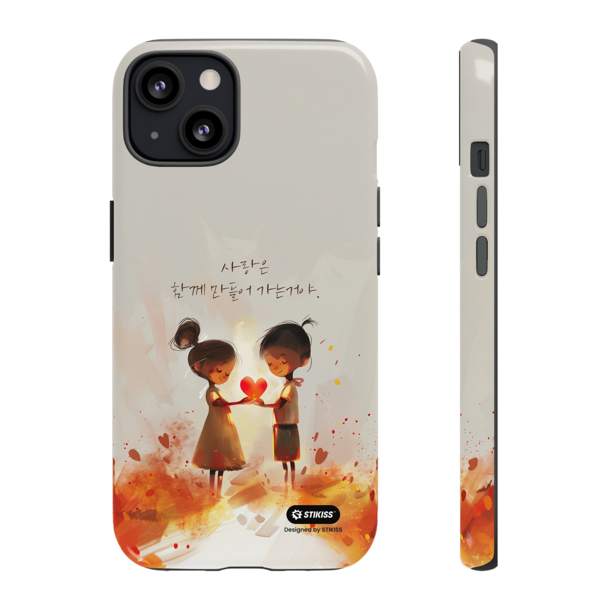 STIKISS™ Exploring Love Collection 009 - Create together Tough iPhone Cases