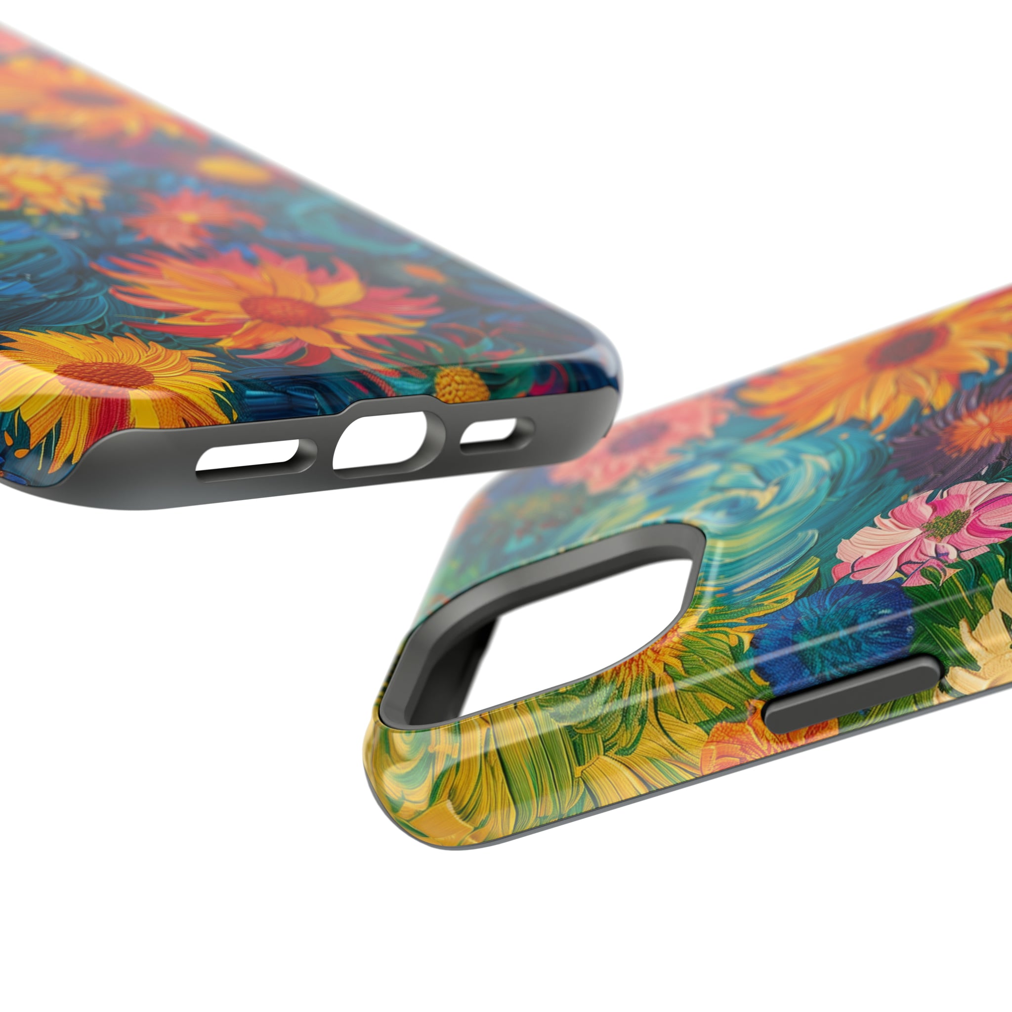 STIKISS™ Oil Paints Collection 01-001 Flowers iPhone MagSafe Tough Case