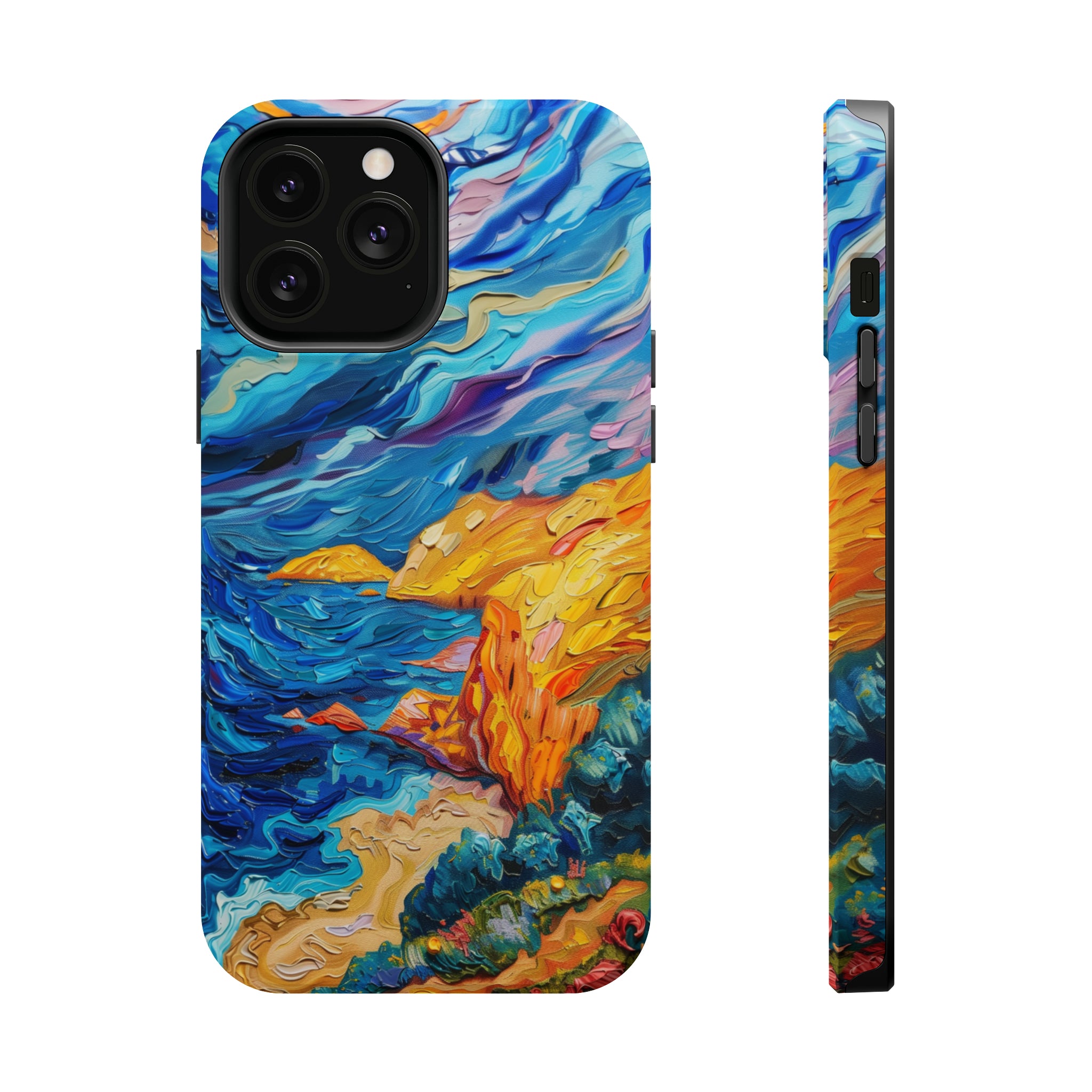 STIKISS™ Oil Paints Collection 01-011 Big Sur iPhone MagSafe Tough Case