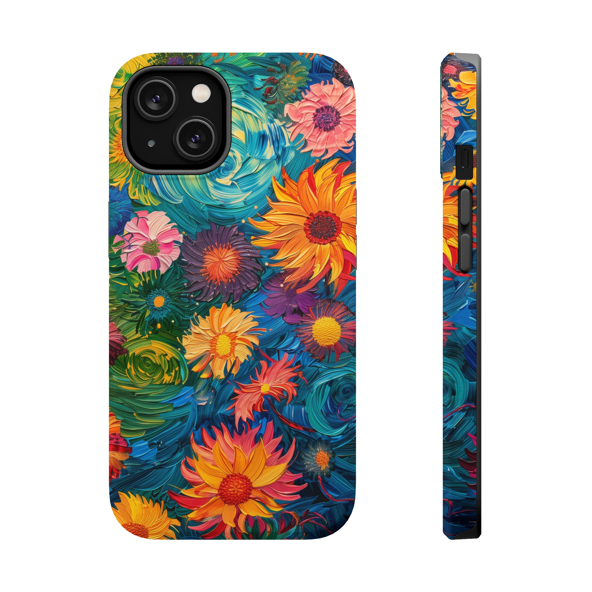 STIKISS™ Oil Paints Collection 01-001 Flowers iPhone MagSafe Tough Case