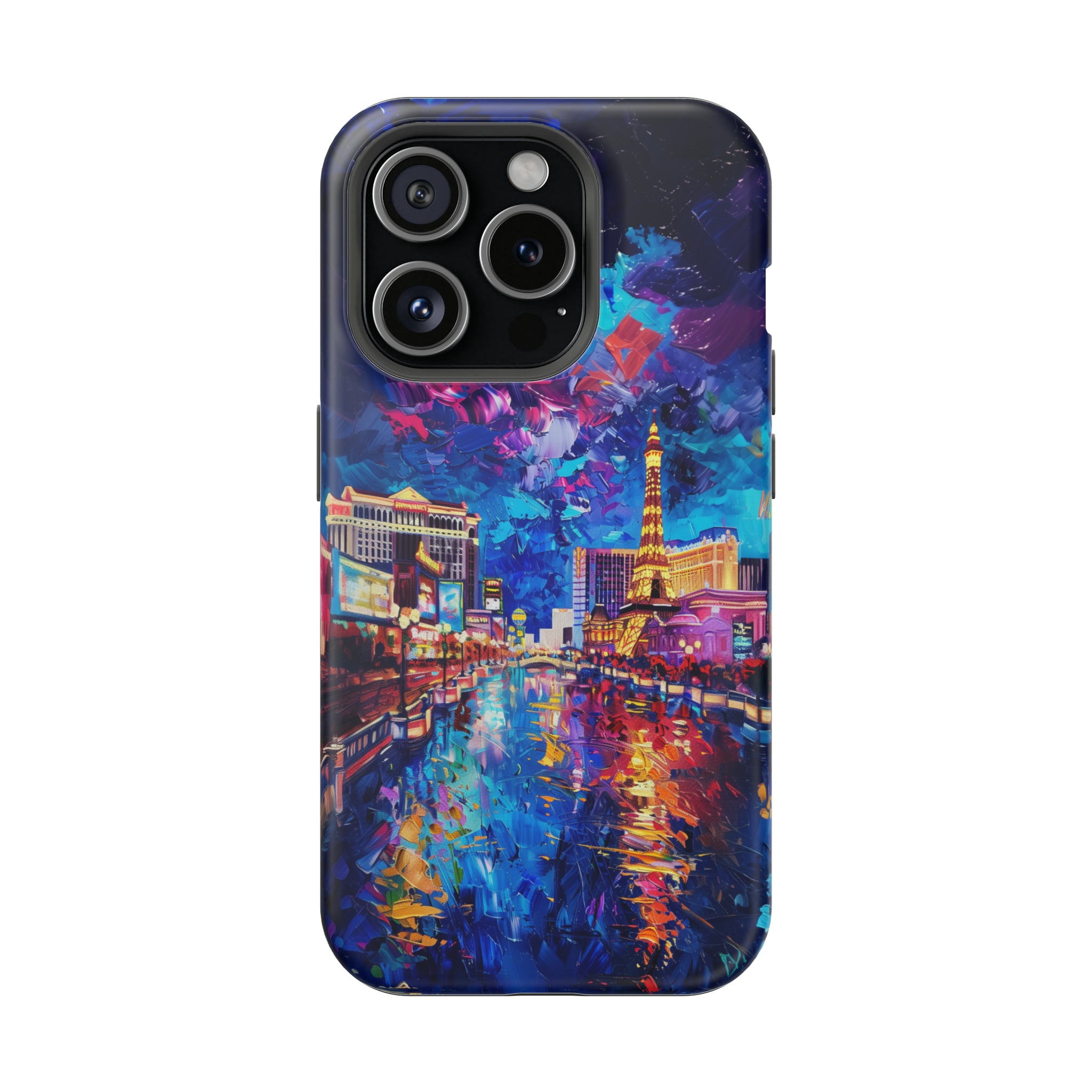 STIKISS™ Oil Paints Collection 01-012 Las Vegas iPhone MagSafe Tough Case