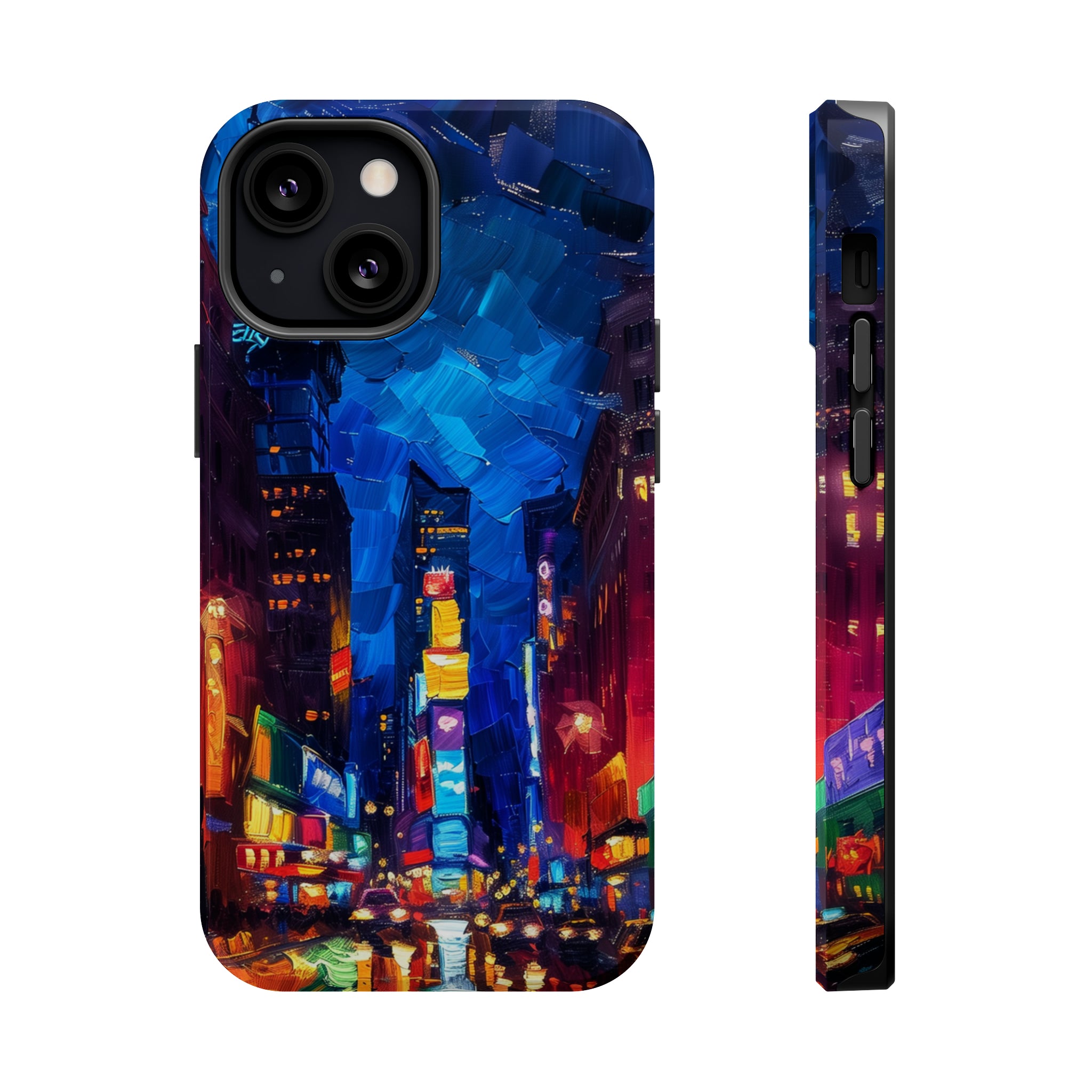 STIKISS™ Oil Paints Collection 01-006 Times Square iPhone MagSafe Tough Case