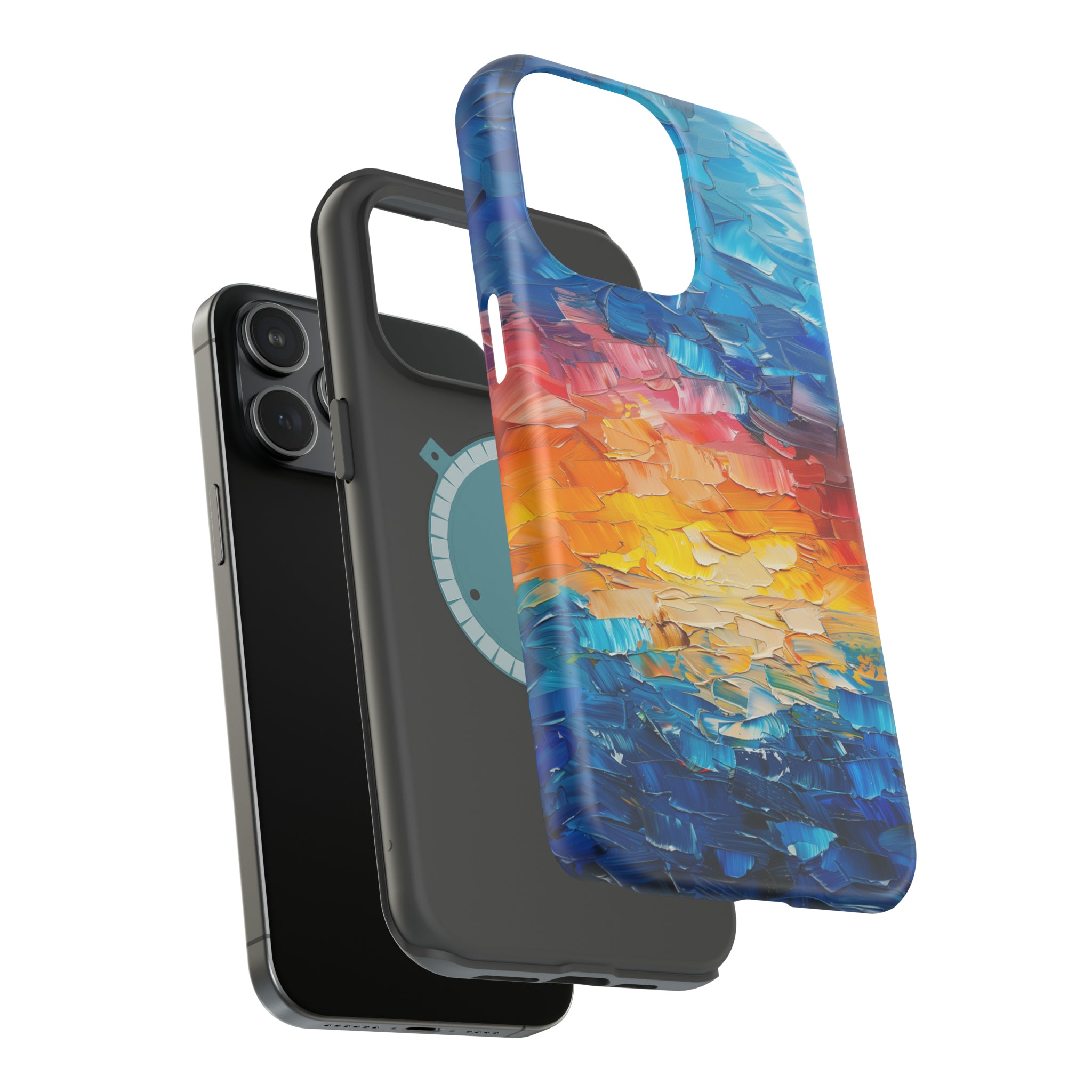 STIKISS™ Oil Paints Collection 01-004 Sunset iPhone MagSafe Tough Case