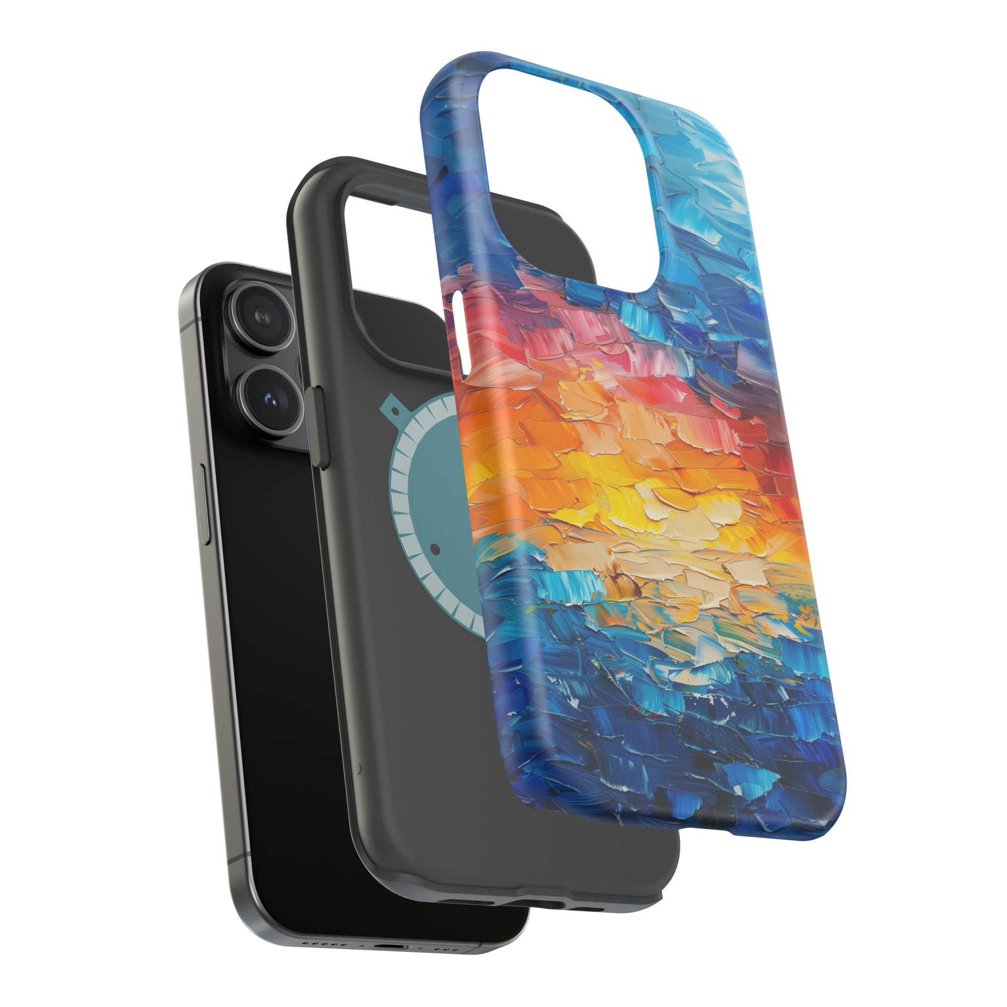 STIKISS™ Oil Paints Collection 01-004 Sunset iPhone MagSafe Tough Case