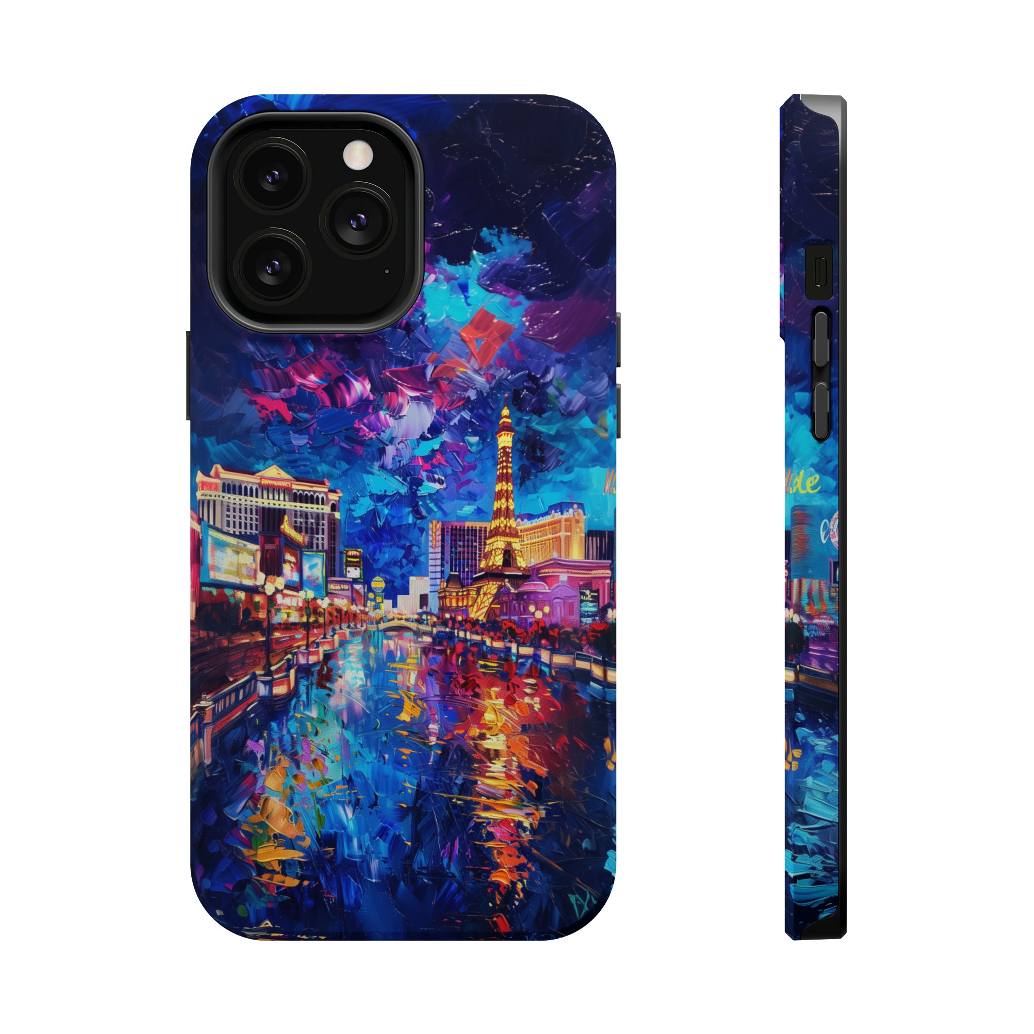 STIKISS™ Oil Paints Collection 01-012 Las Vegas iPhone MagSafe Tough Case