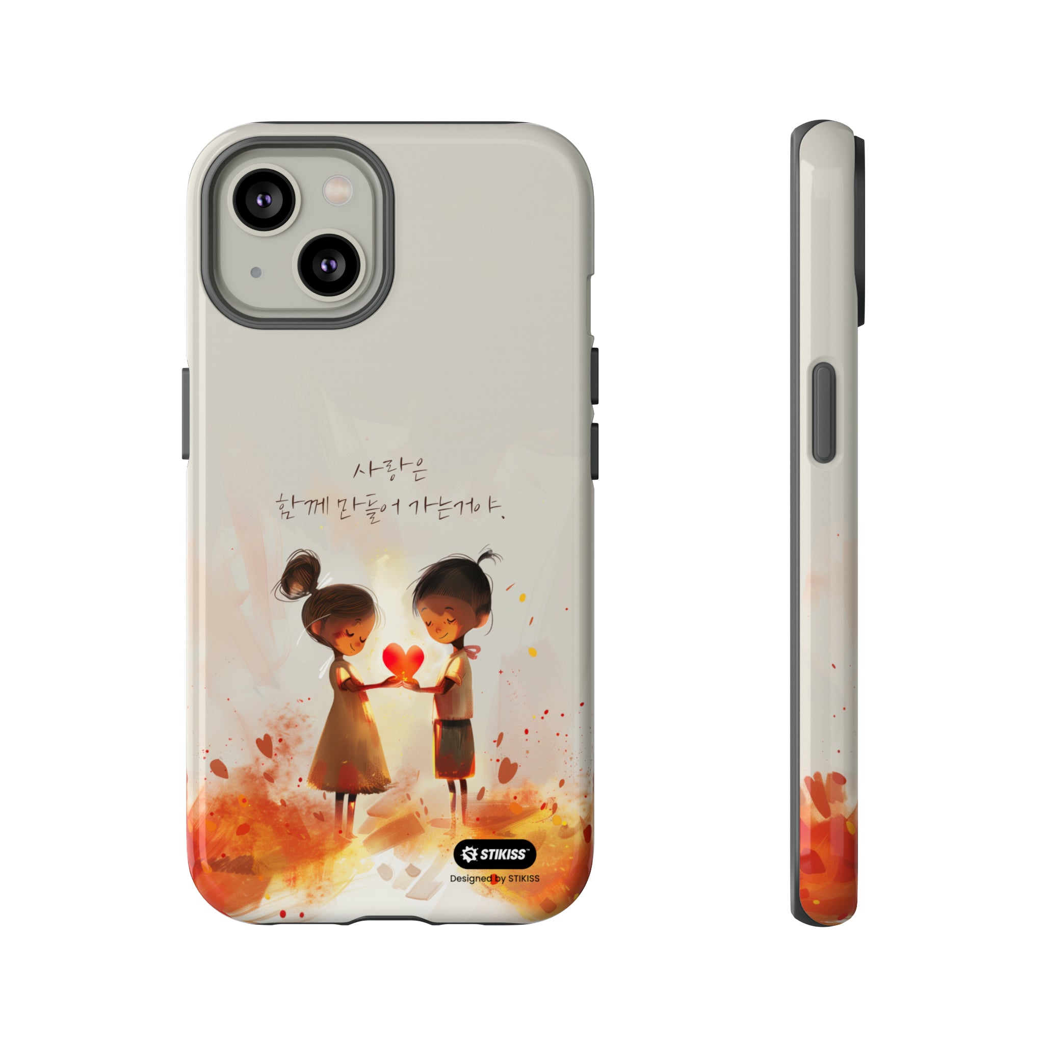 STIKISS™ Exploring Love Collection 009 - Create together Tough iPhone Cases