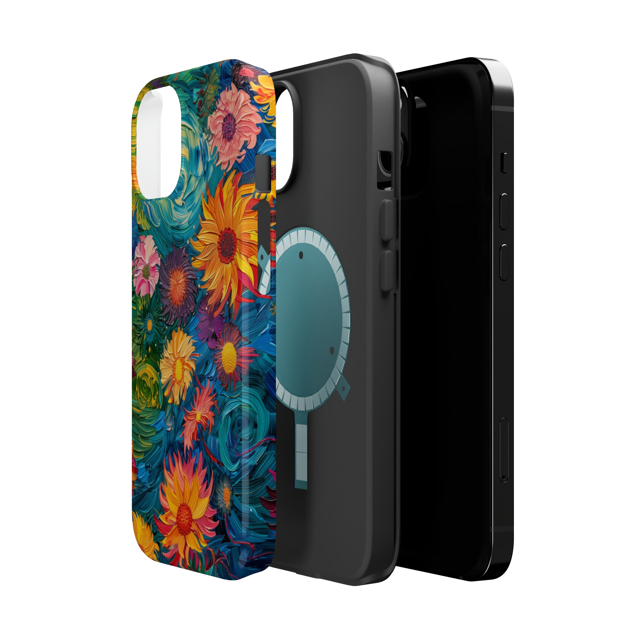 STIKISS™ Oil Paints Collection 01-001 Flowers iPhone MagSafe Tough Case