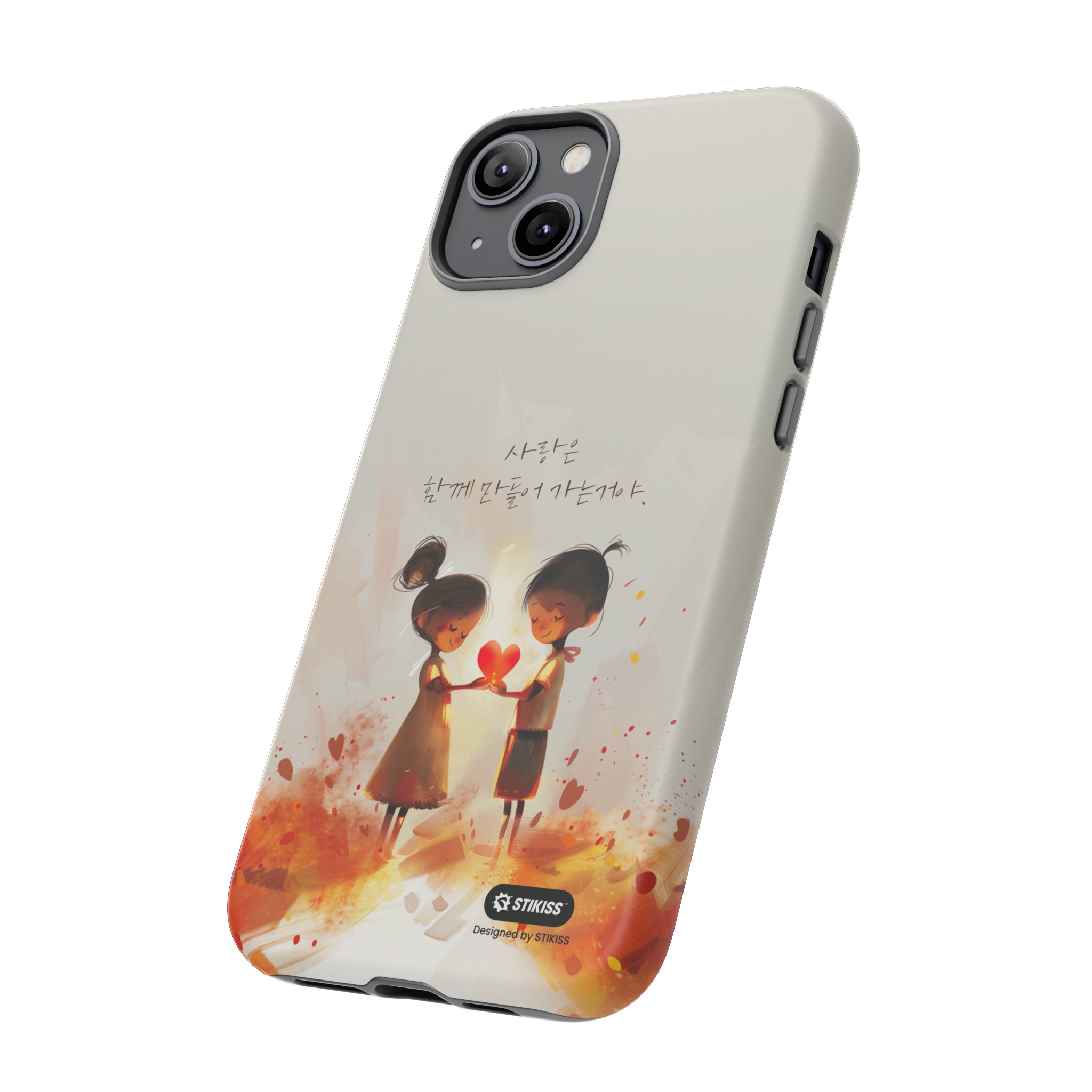 STIKISS™ Exploring Love Collection 009 - Create together Tough iPhone Cases