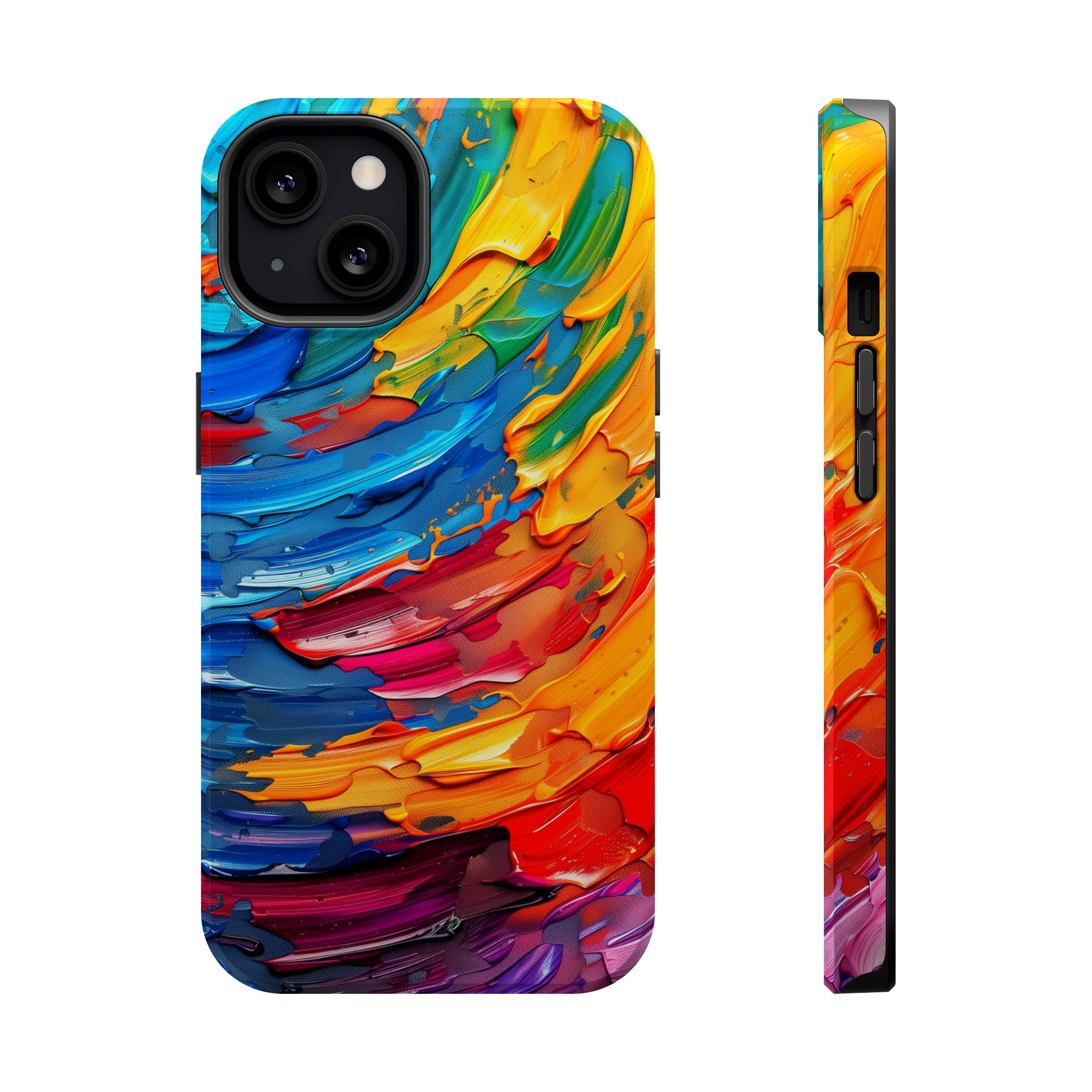 STIKISS™ Oil Paints Collection 01-015 Rainbow iPhone MagSafe Tough Case