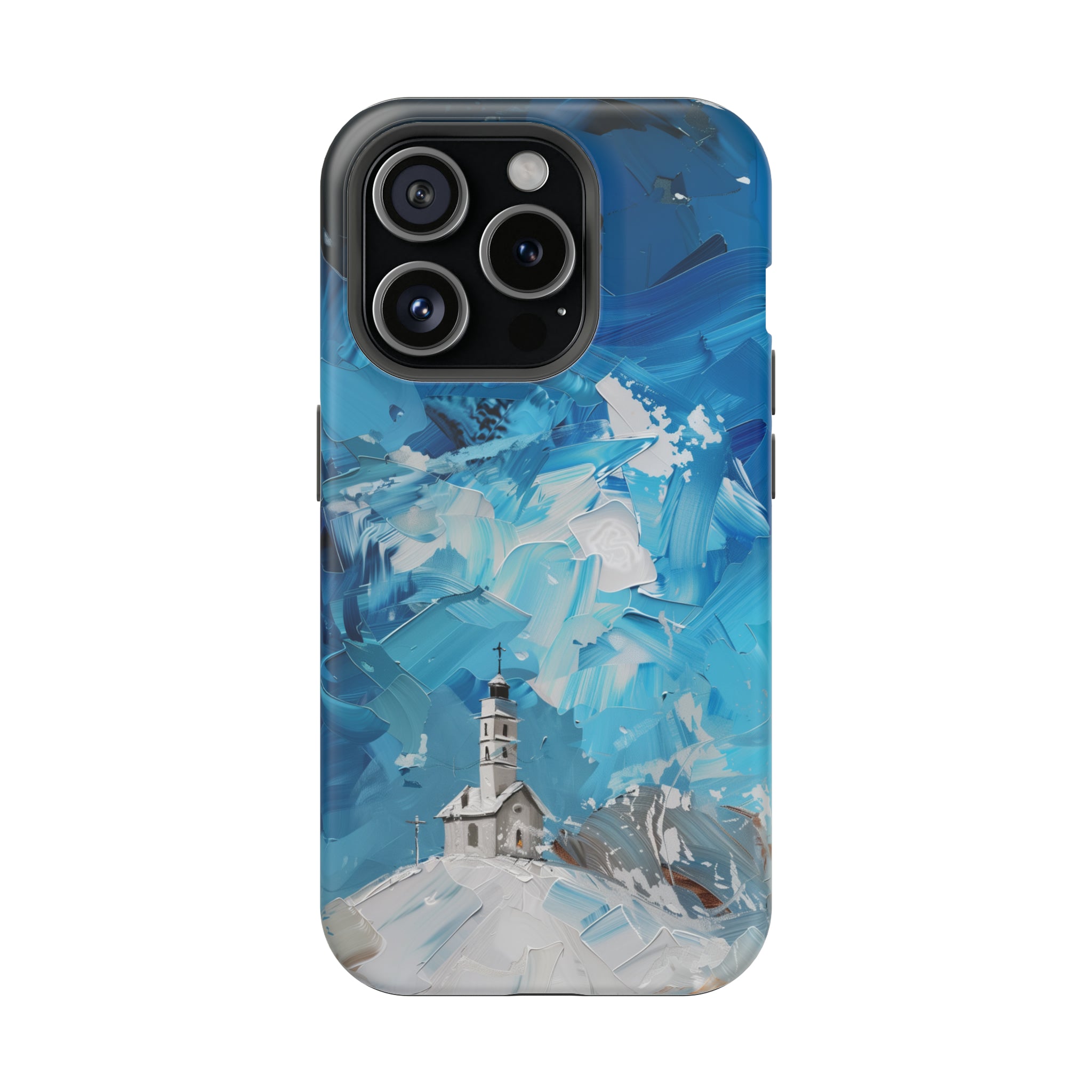 STIKISS™ Oil Paints Collection 01-017 Church iPhone MagSafe Tough Case