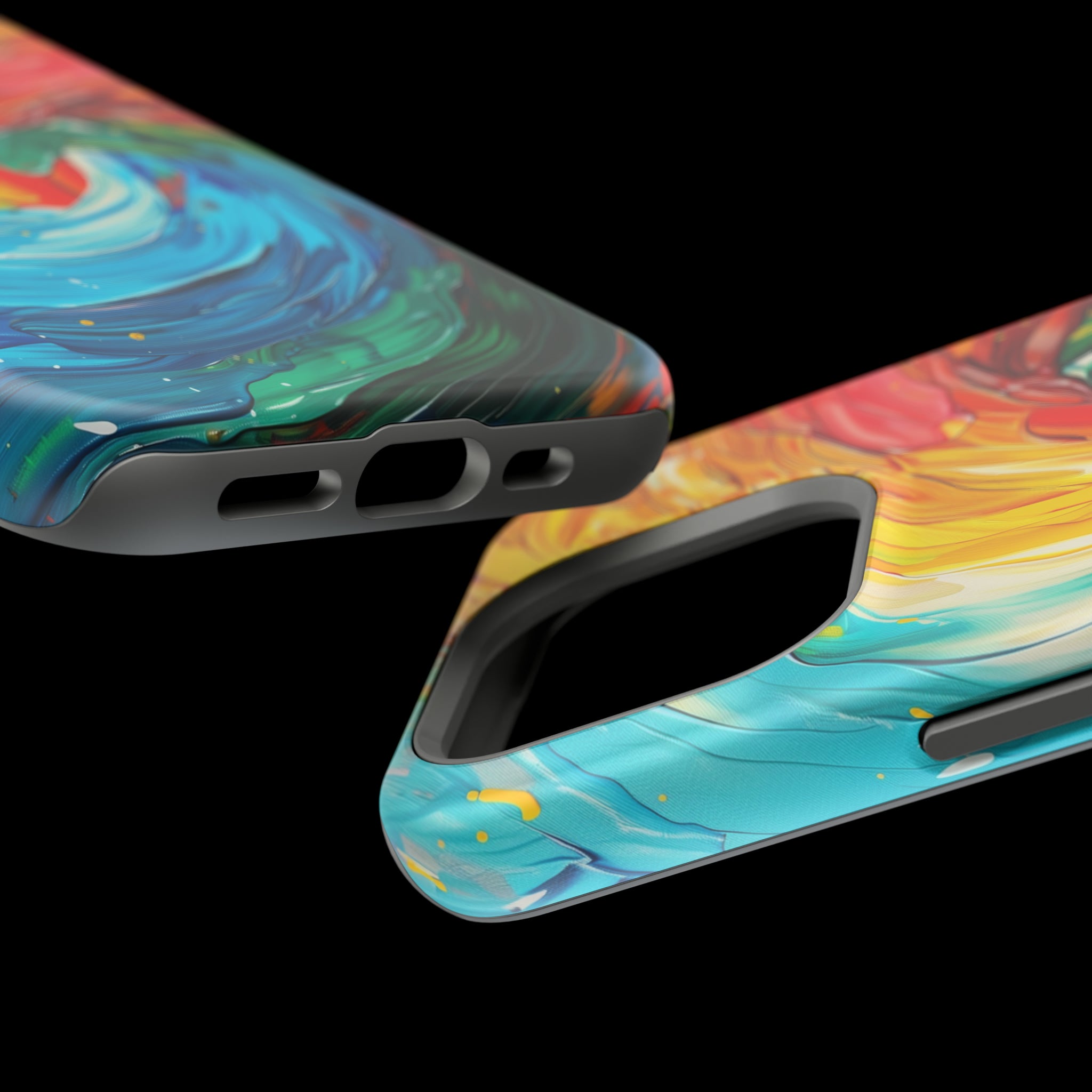 STIKISS™ Oil Paints Collection 01-018 Wave iPhone MagSafe Tough Case