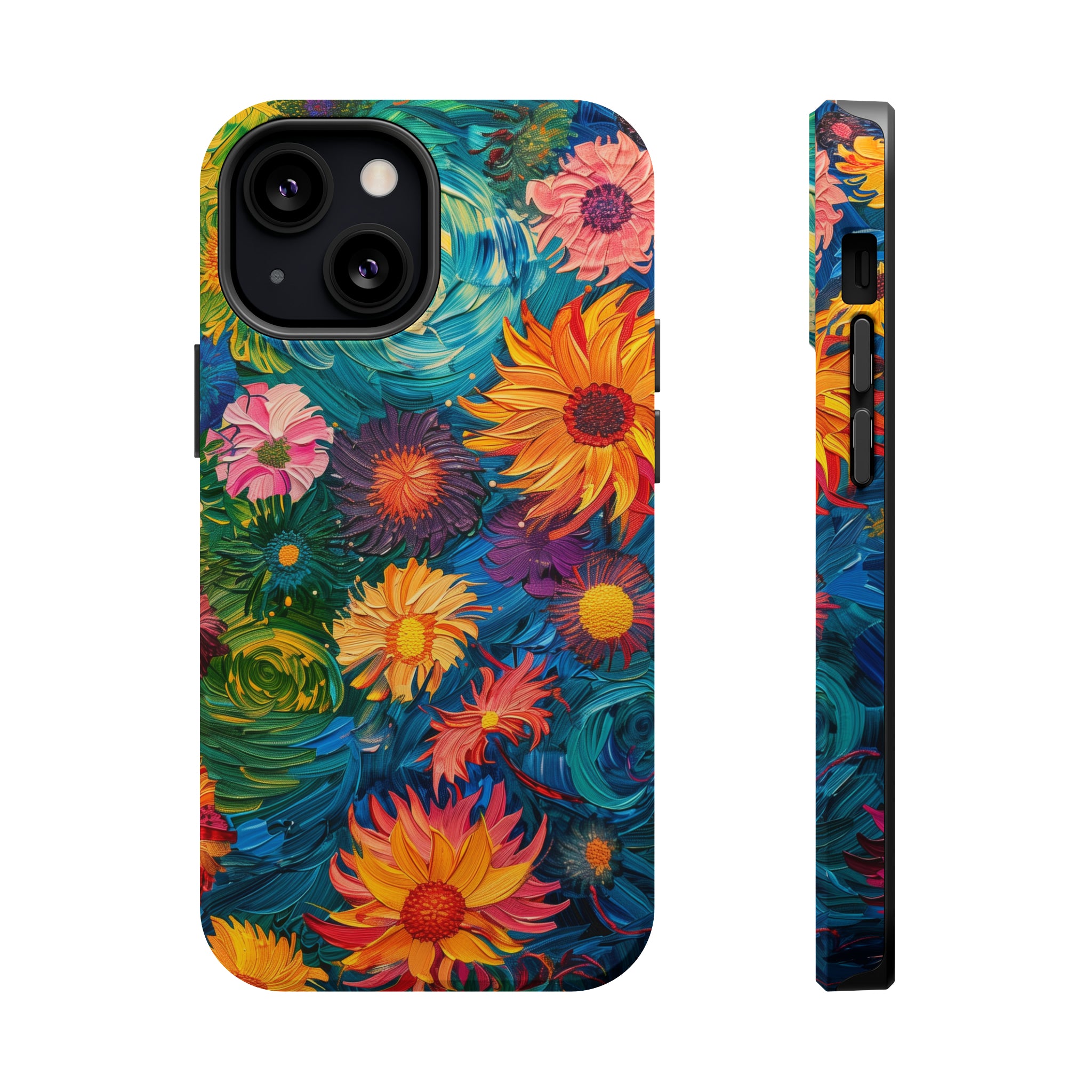 STIKISS™ Oil Paints Collection 01-001 Flowers iPhone MagSafe Tough Case