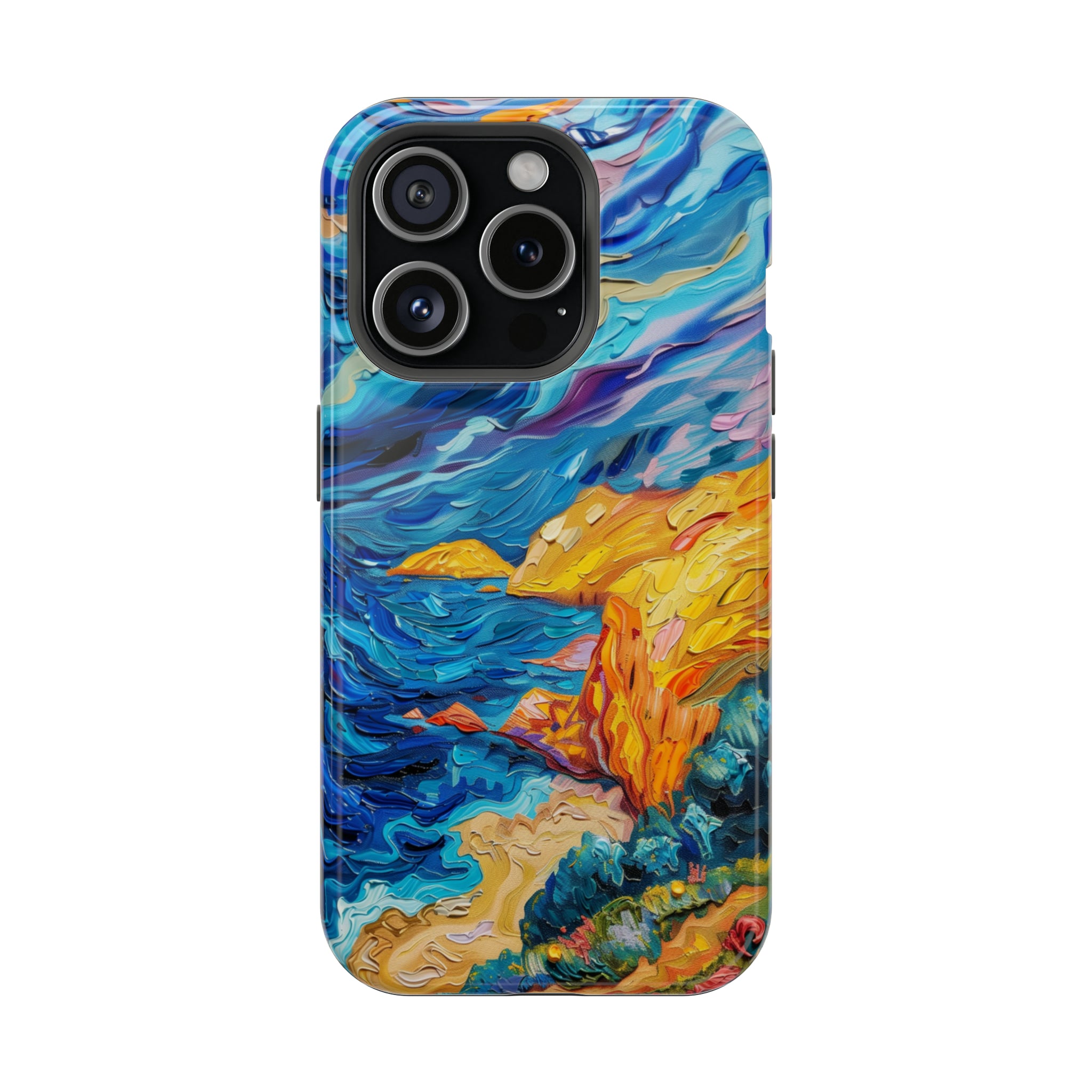 STIKISS™ Oil Paints Collection 01-011 Big Sur iPhone MagSafe Tough Case