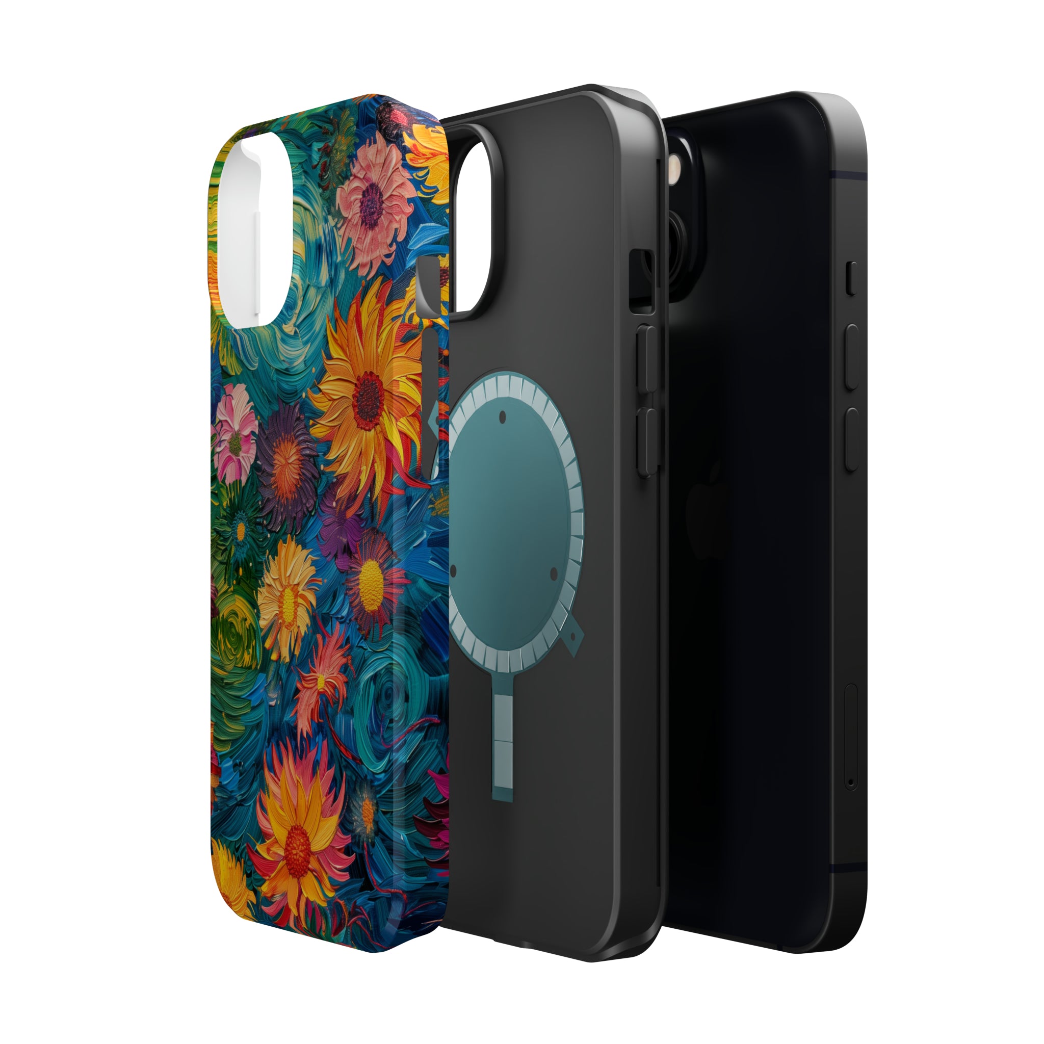 STIKISS™ Oil Paints Collection 01-001 Flowers iPhone MagSafe Tough Case