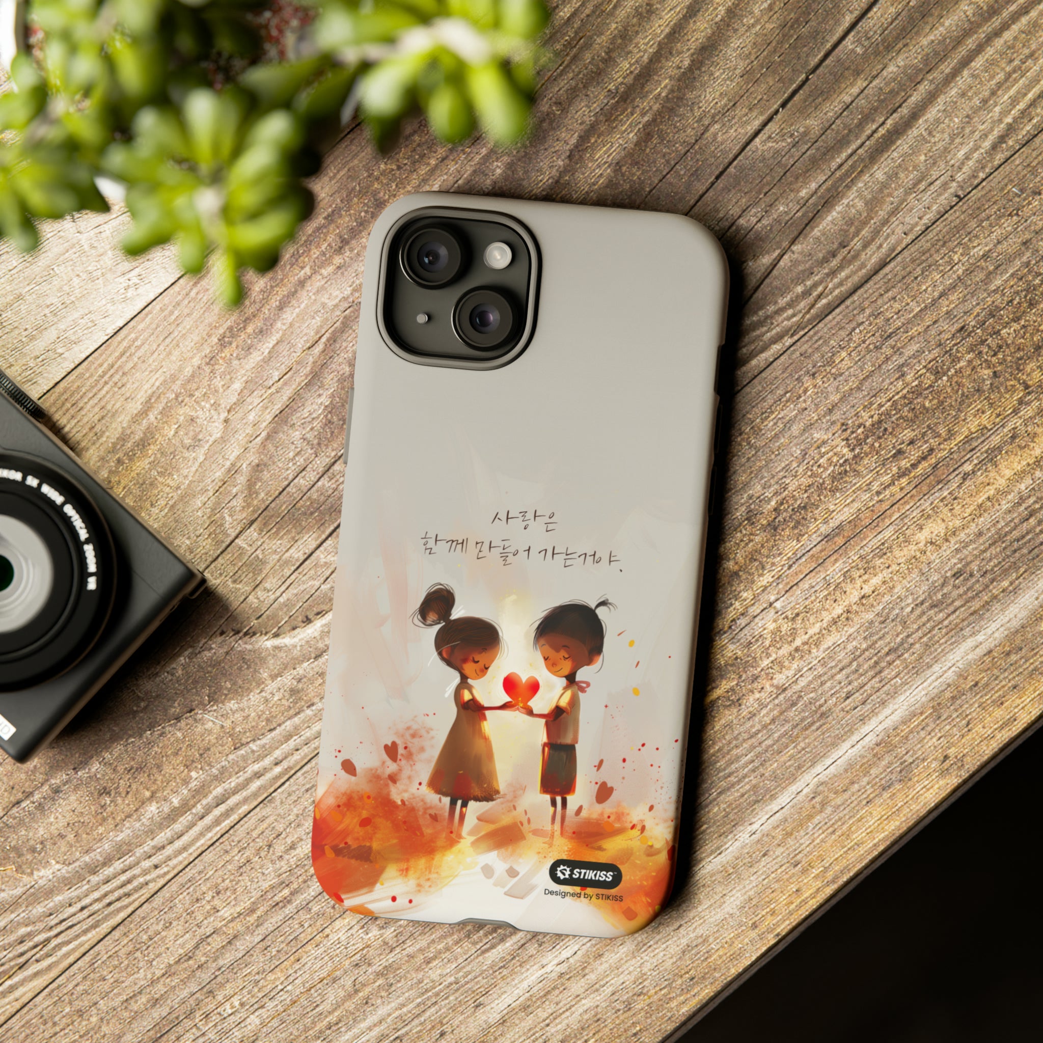 STIKISS™ Exploring Love Collection 009 - Create together Tough iPhone Cases