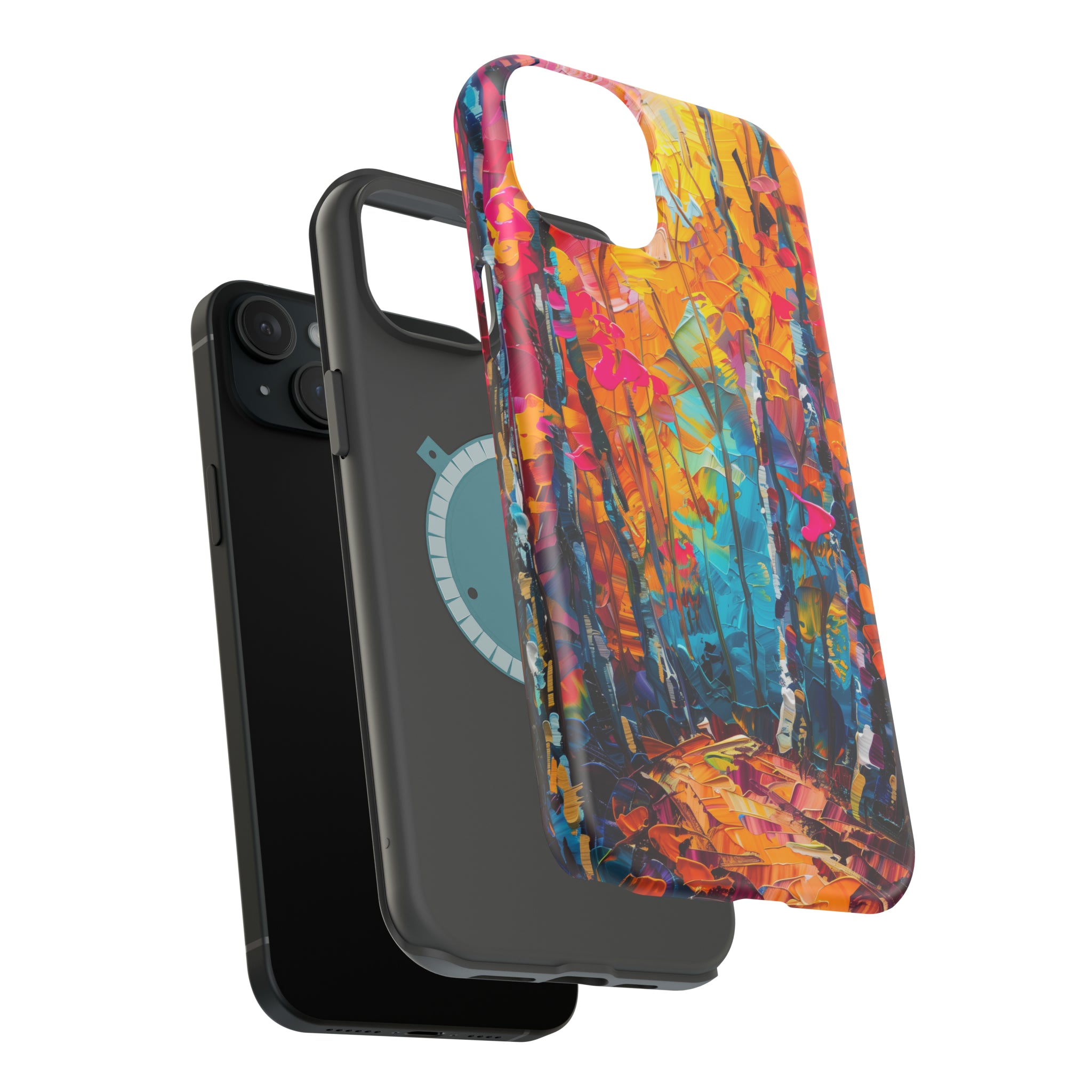 STIKISS™ Oil Paints Collection 01-002 Forest iPhone MagSafe Tough Case