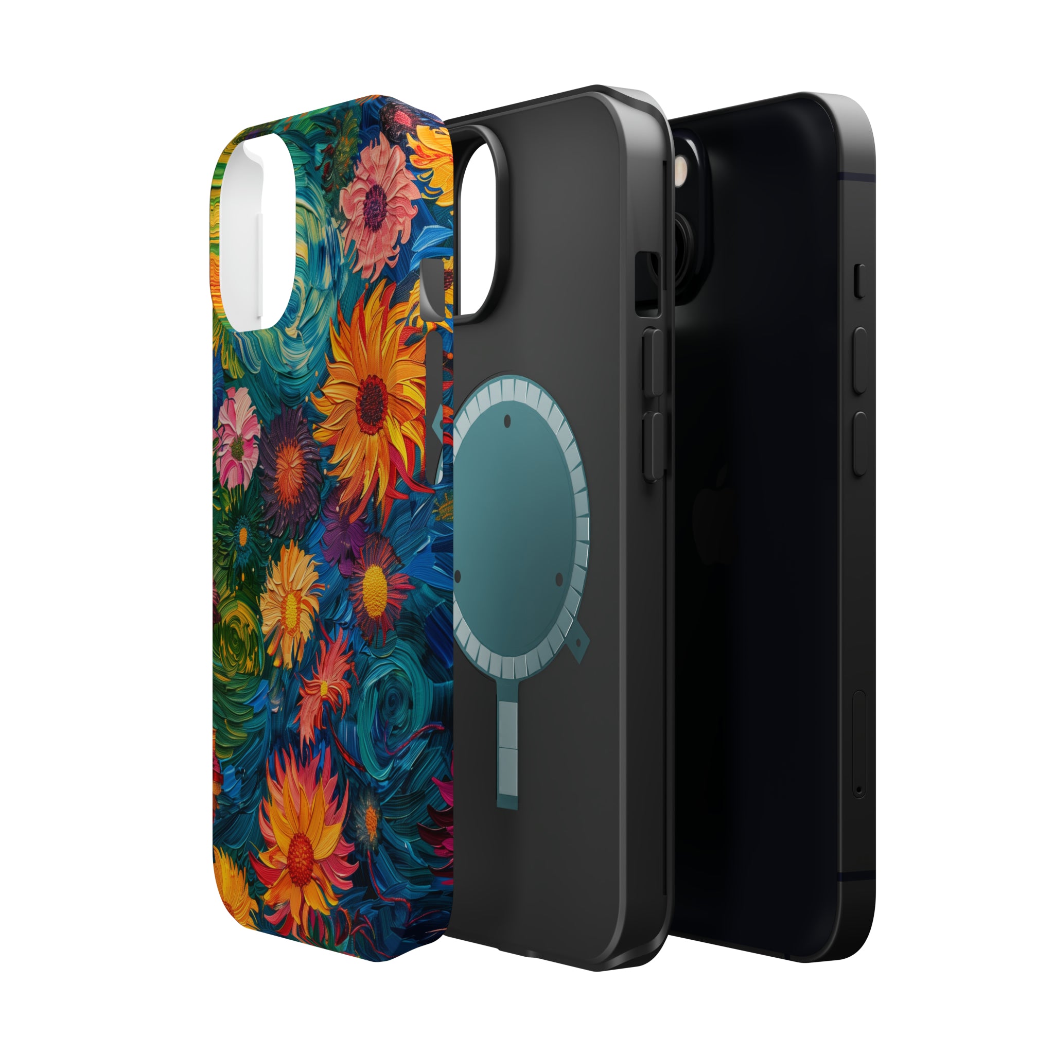 STIKISS™ Oil Paints Collection 01-001 Flowers iPhone MagSafe Tough Case