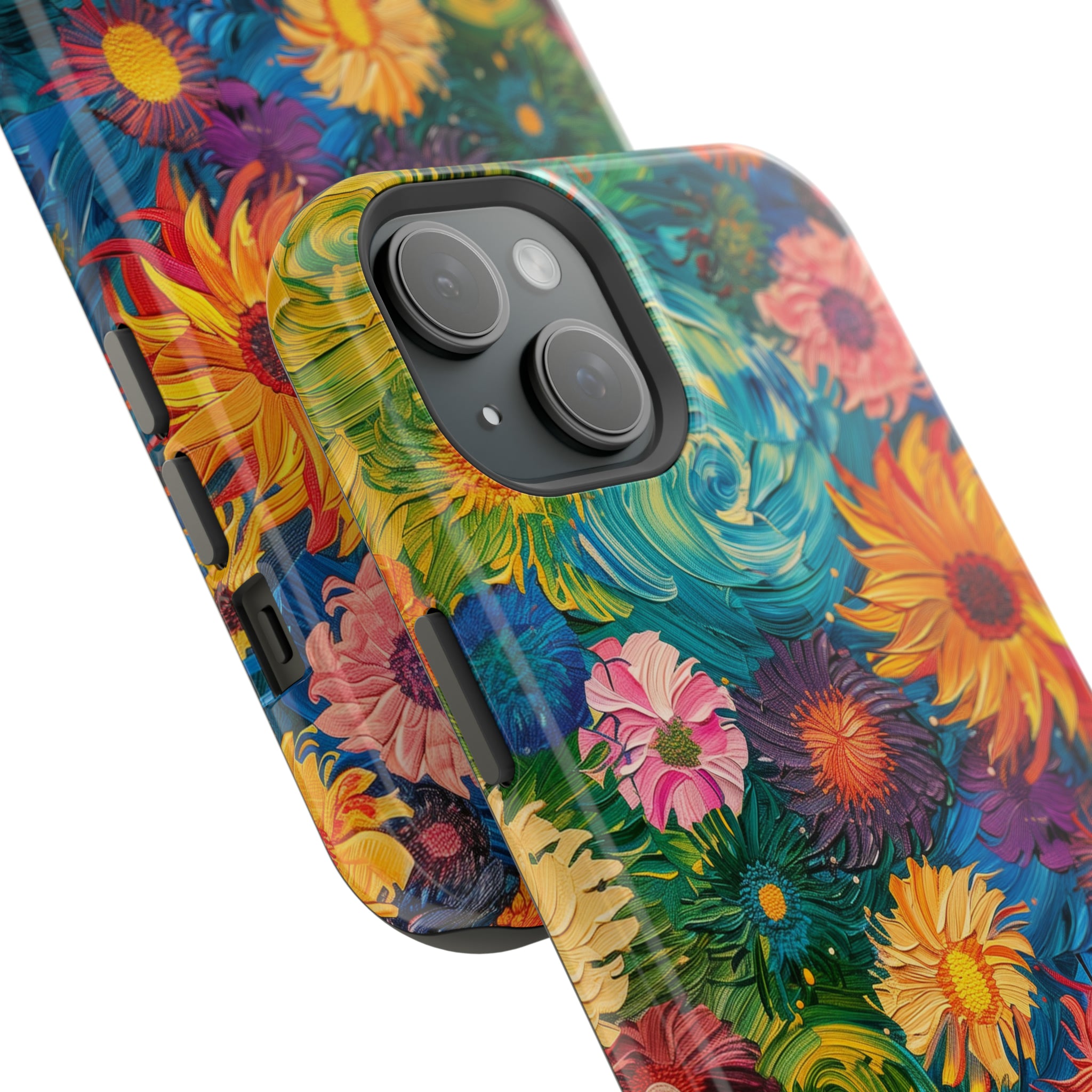 STIKISS™ Oil Paints Collection 01-001 Flowers iPhone MagSafe Tough Case