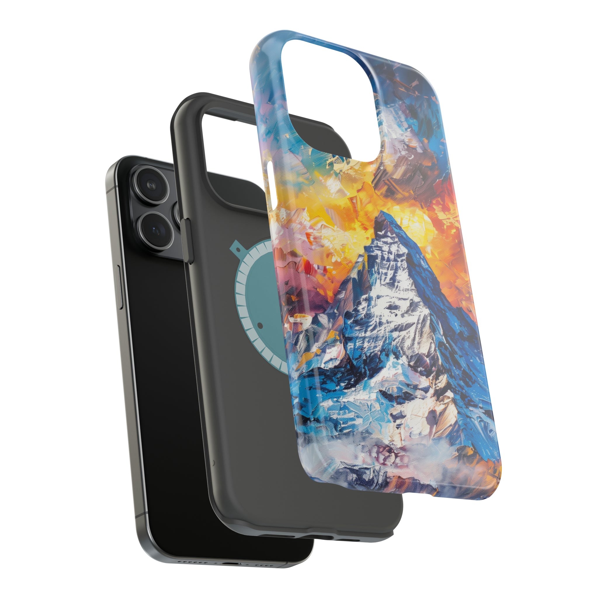 STIKISS™ Oil Paints Collection 01-009 Mount Everest iPhone MagSafe Tough Case