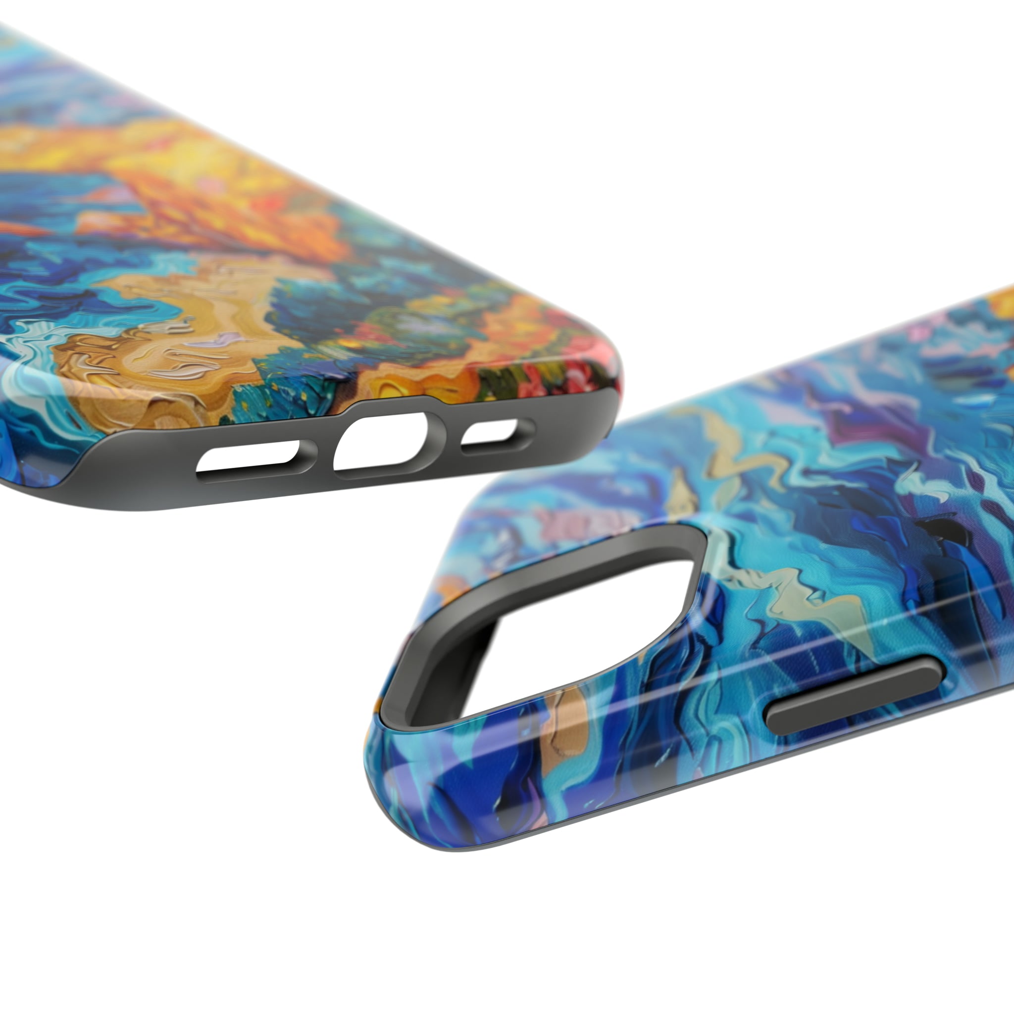 STIKISS™ Oil Paints Collection 01-011 Big Sur iPhone MagSafe Tough Case