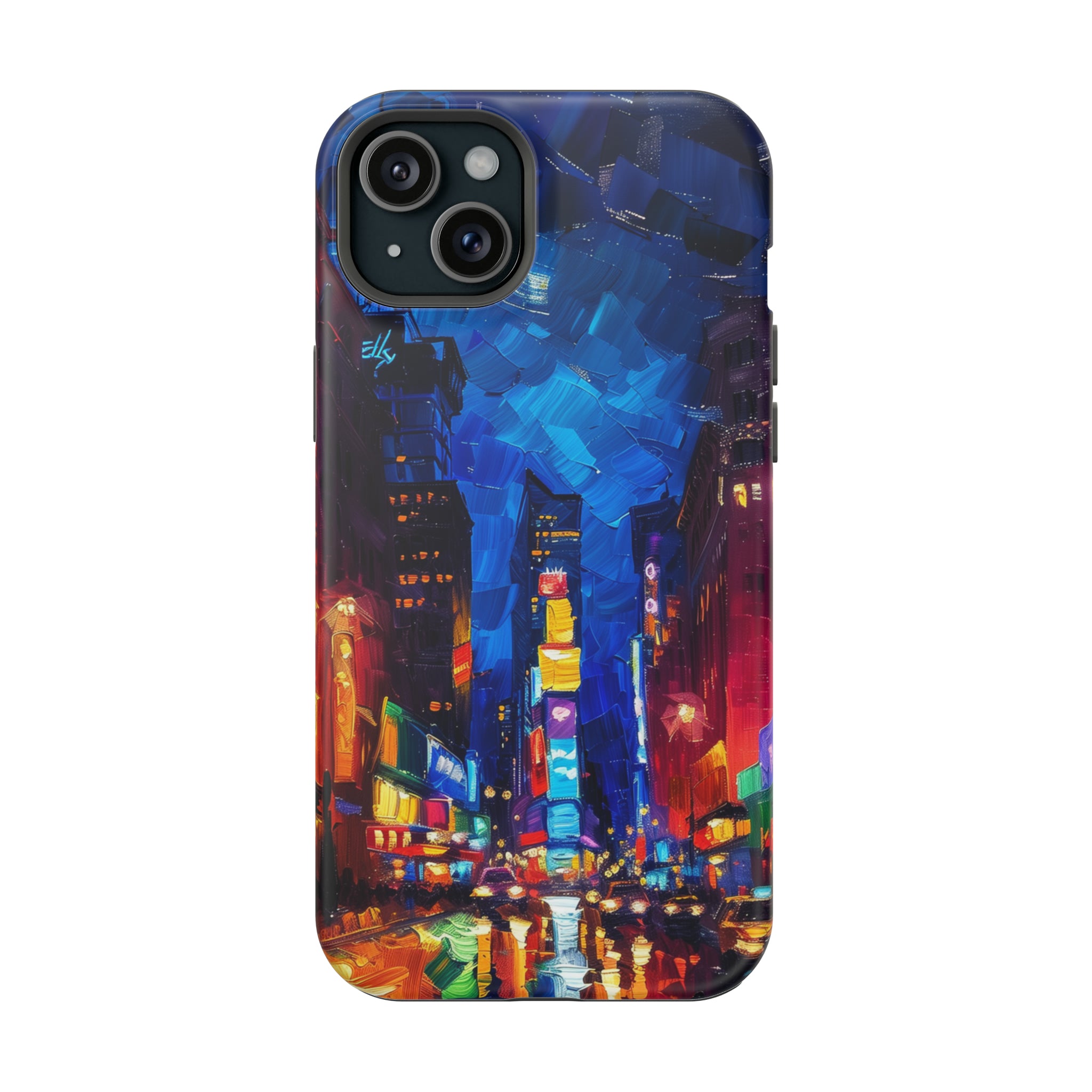 STIKISS™ Oil Paints Collection 01-006 Times Square iPhone MagSafe Tough Case