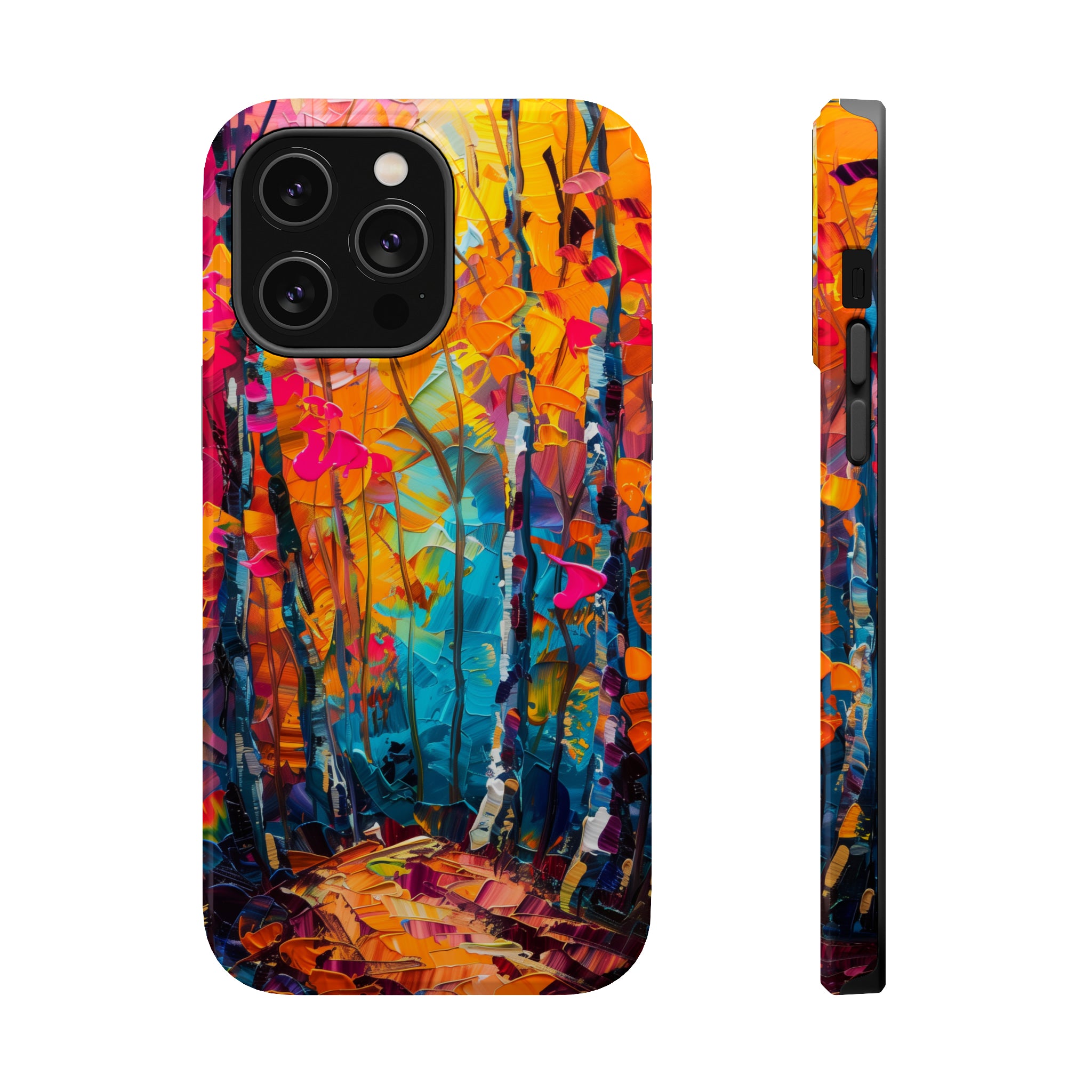 STIKISS™ Oil Paints Collection 01-002 Forest iPhone MagSafe Tough Case