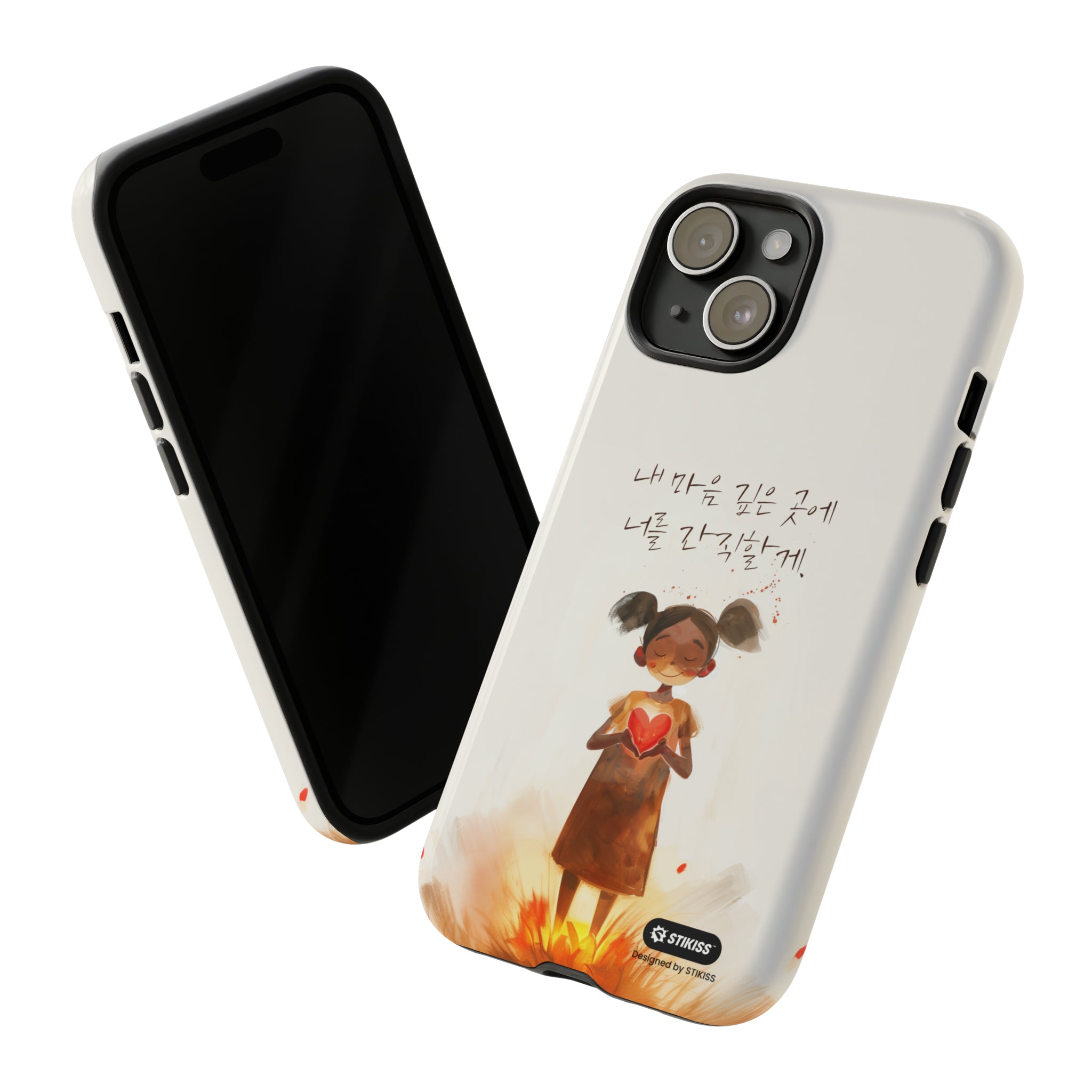 STIKISS™ Exploring Love Collection 005 - deep in my heart Tough iPhone Cases