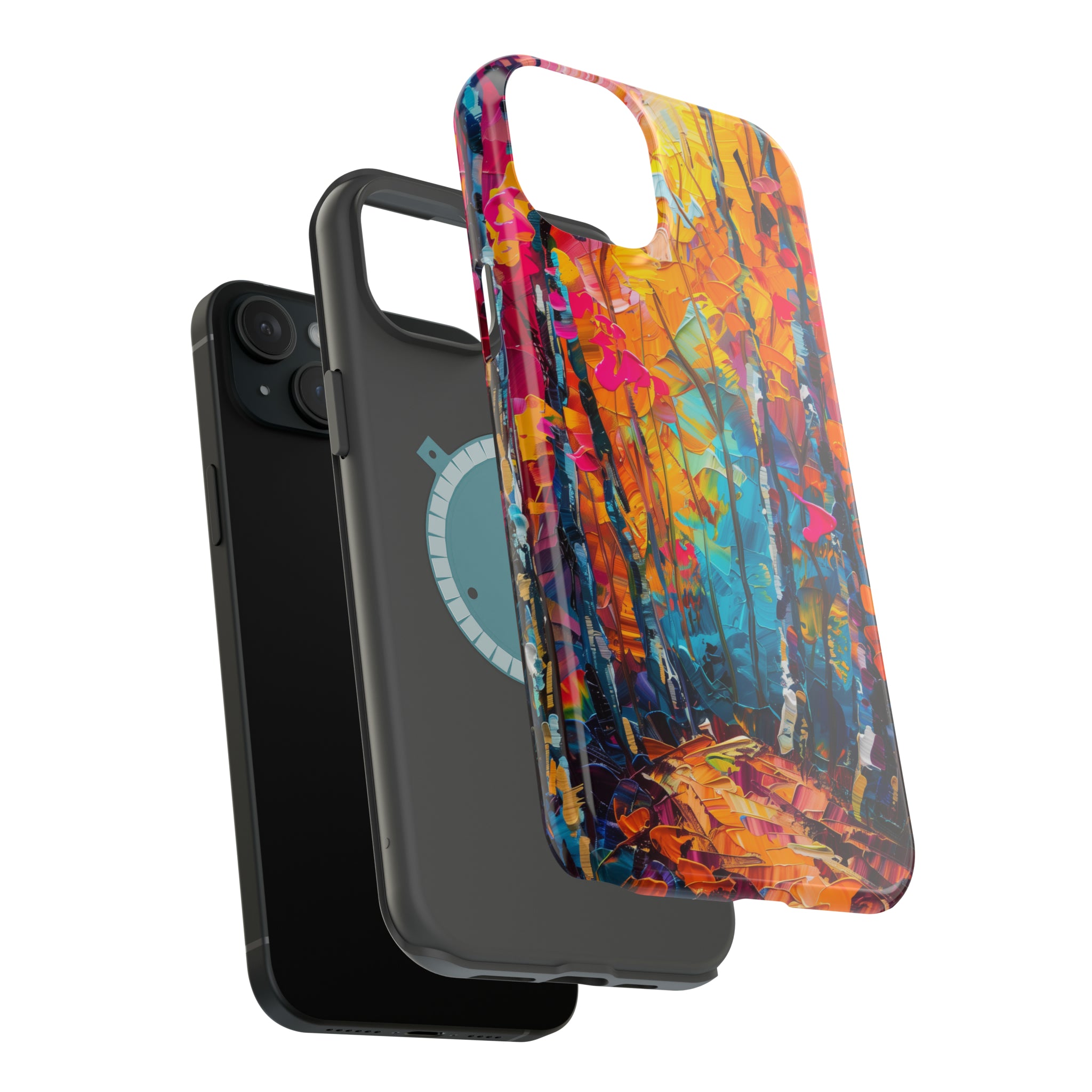 STIKISS™ Oil Paints Collection 01-002 Forest iPhone MagSafe Tough Case