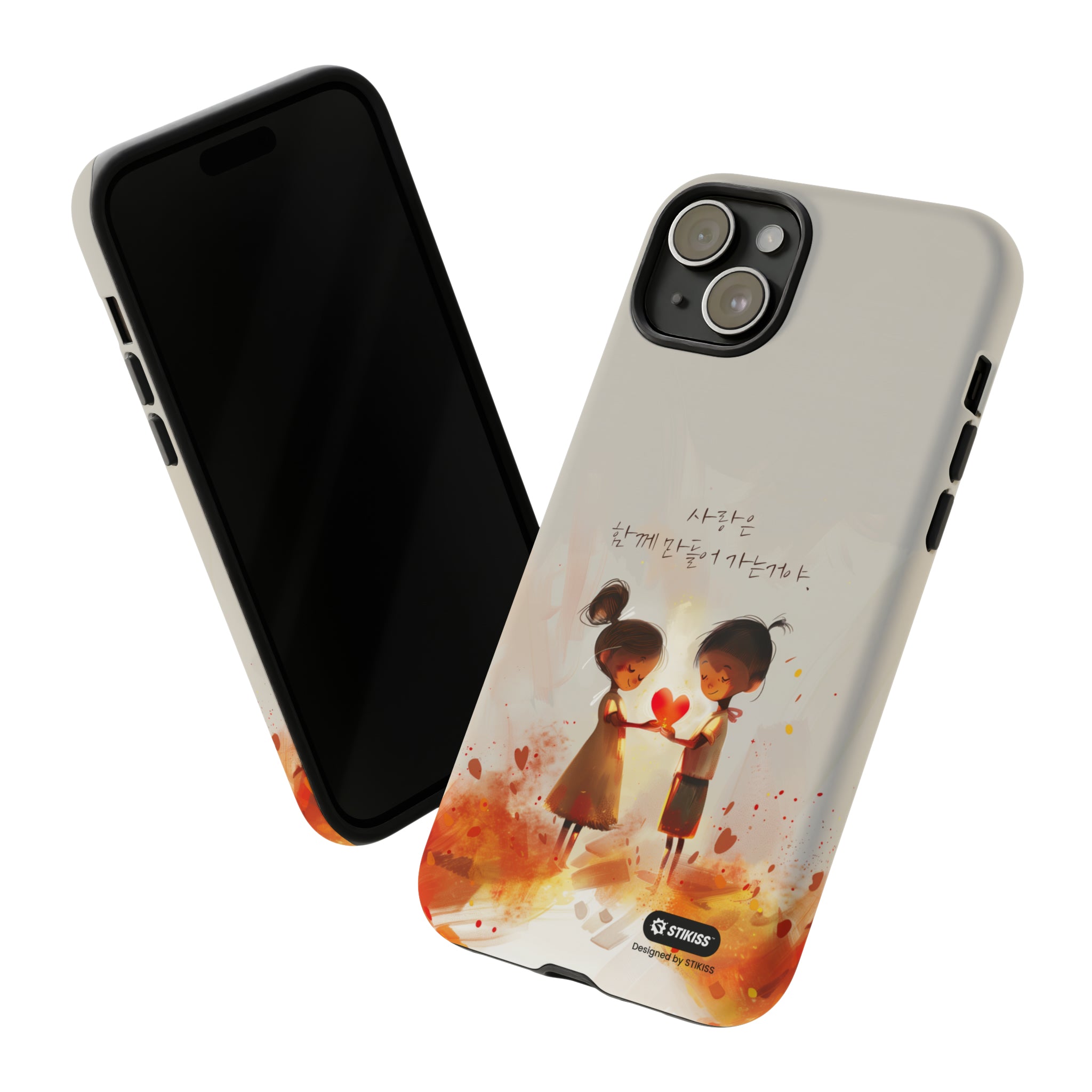 STIKISS™ Exploring Love Collection 009 - Create together Tough iPhone Cases