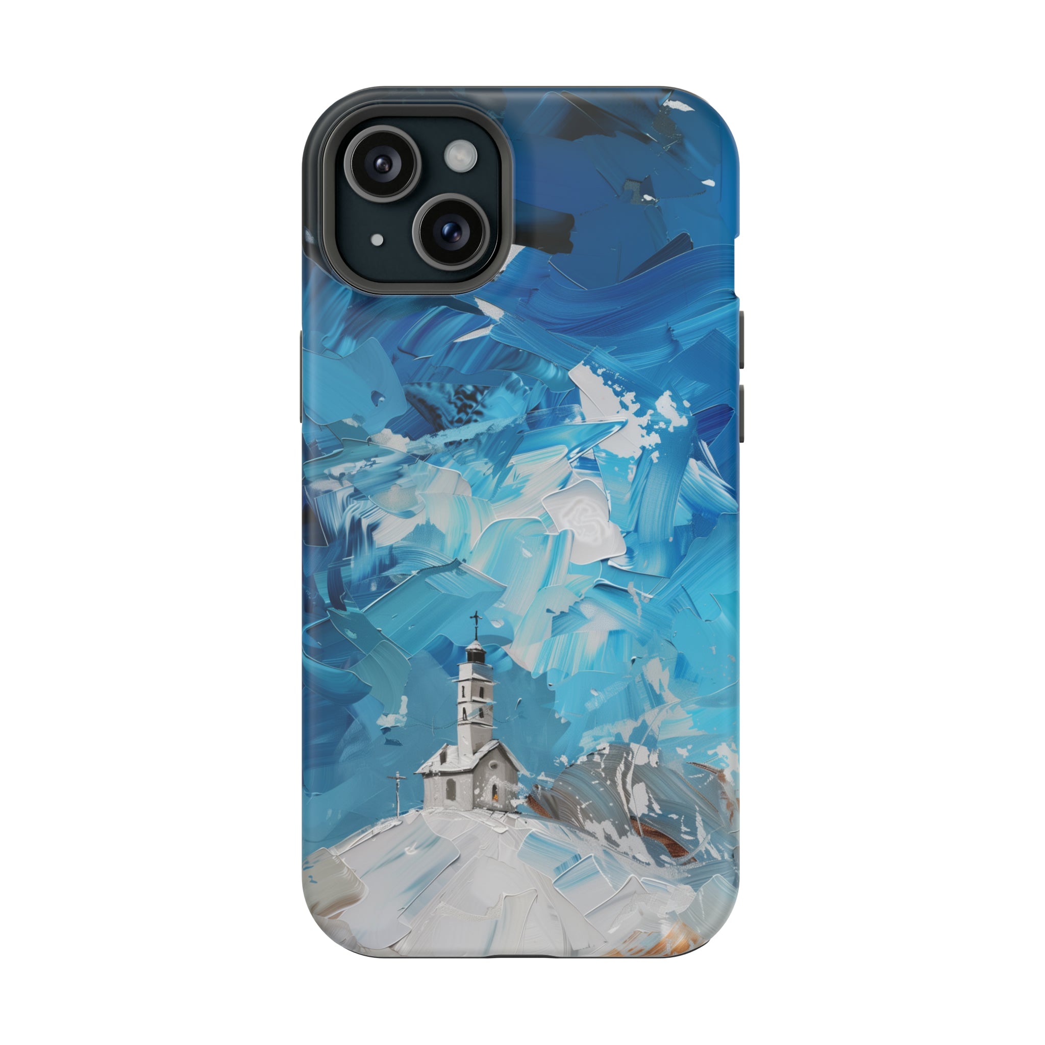 STIKISS™ Oil Paints Collection 01-017 Church iPhone MagSafe Tough Case