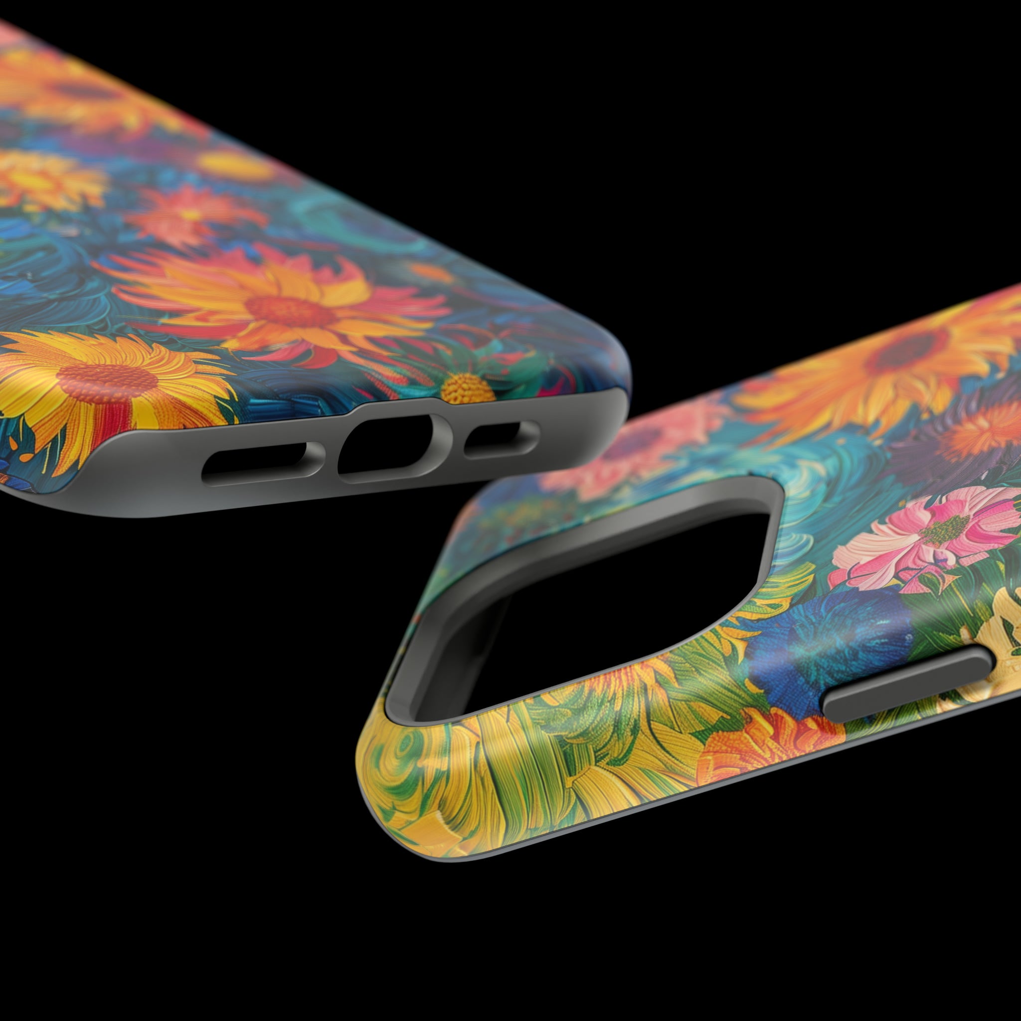 STIKISS™ Oil Paints Collection 01-001 Flowers iPhone MagSafe Tough Case