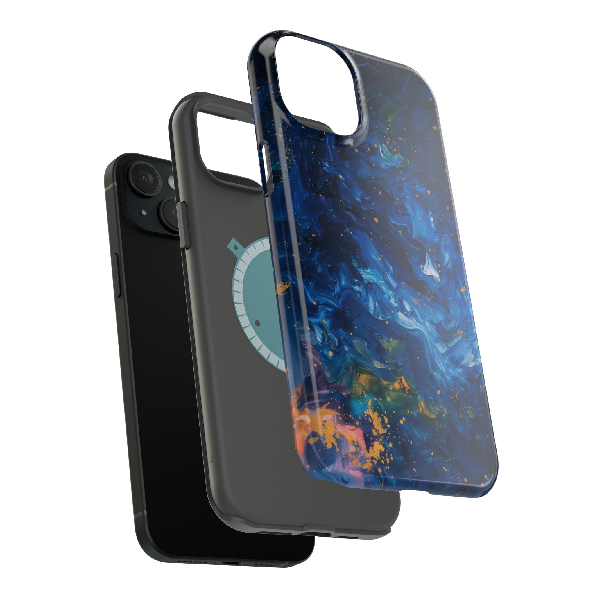 STIKISS™ Oil Paints Collection 01-013 Milky way iPhone MagSafe Tough Case