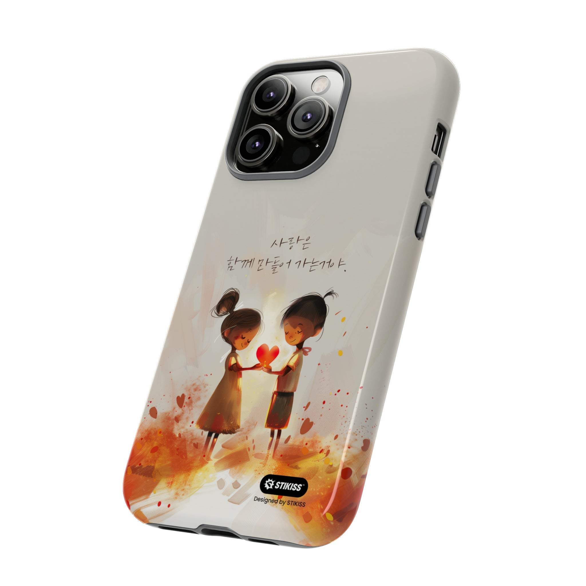 STIKISS™ Exploring Love Collection 009 - Create together Tough iPhone Cases