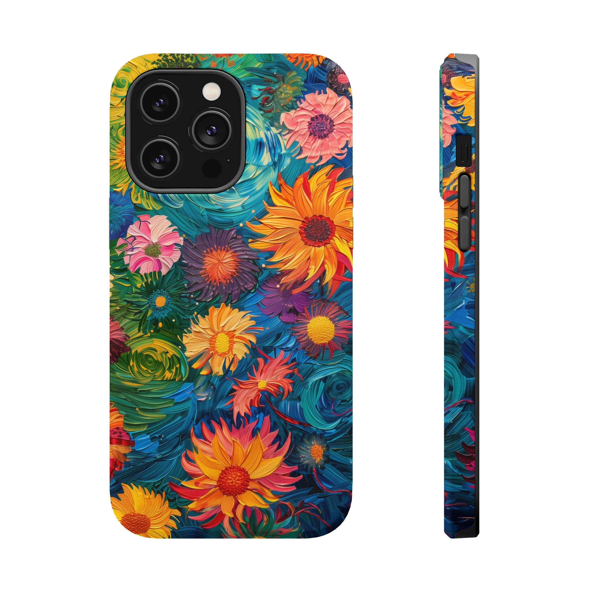 STIKISS™ Oil Paints Collection 01-001 Flowers iPhone MagSafe Tough Case