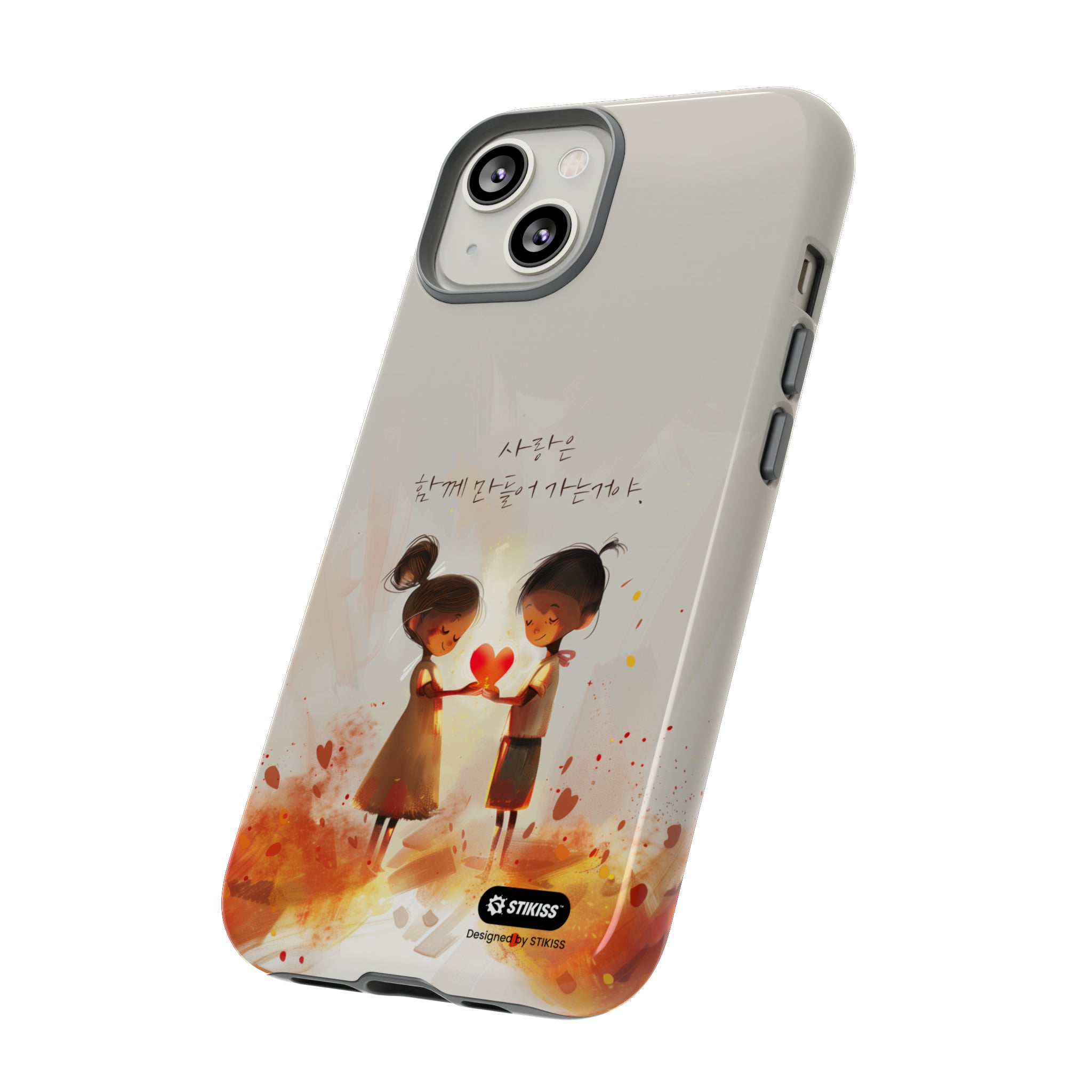 STIKISS™ Exploring Love Collection 009 - Create together Tough iPhone Cases