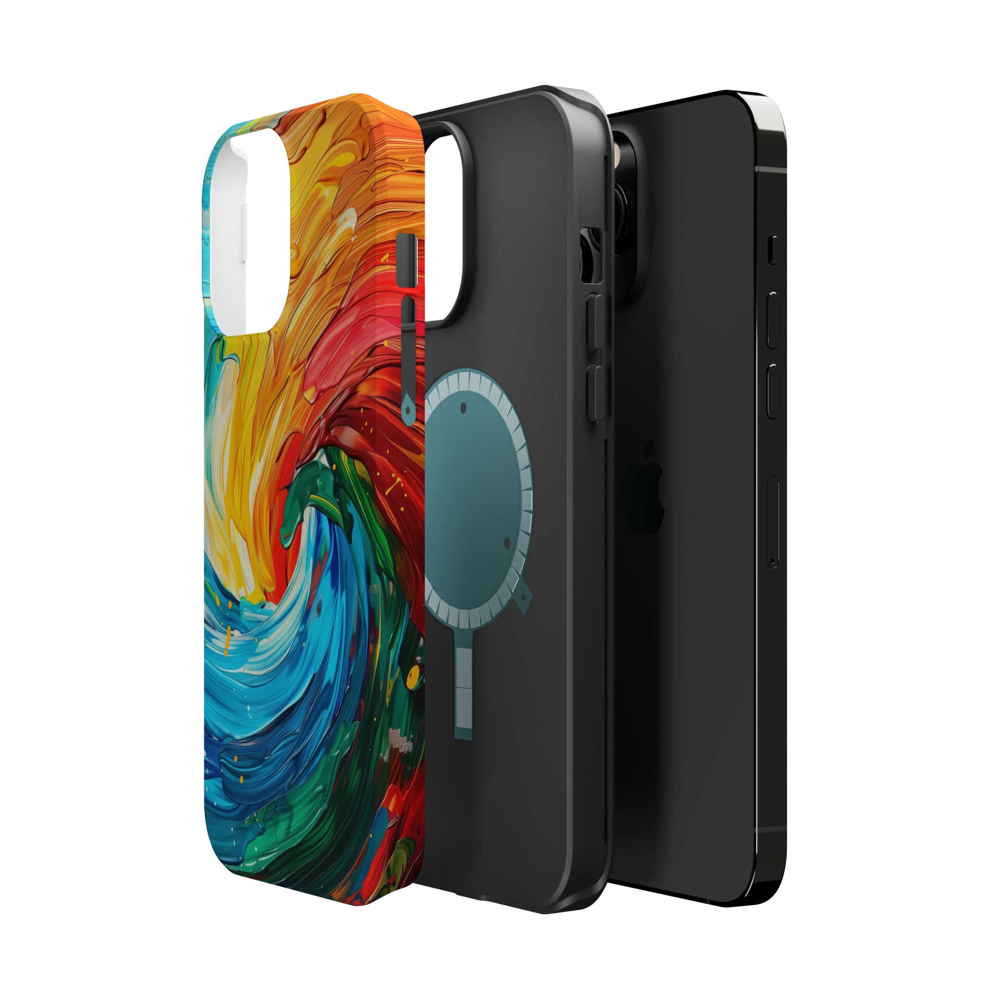 STIKISS™ Oil Paints Collection 01-018 Wave iPhone MagSafe Tough Case