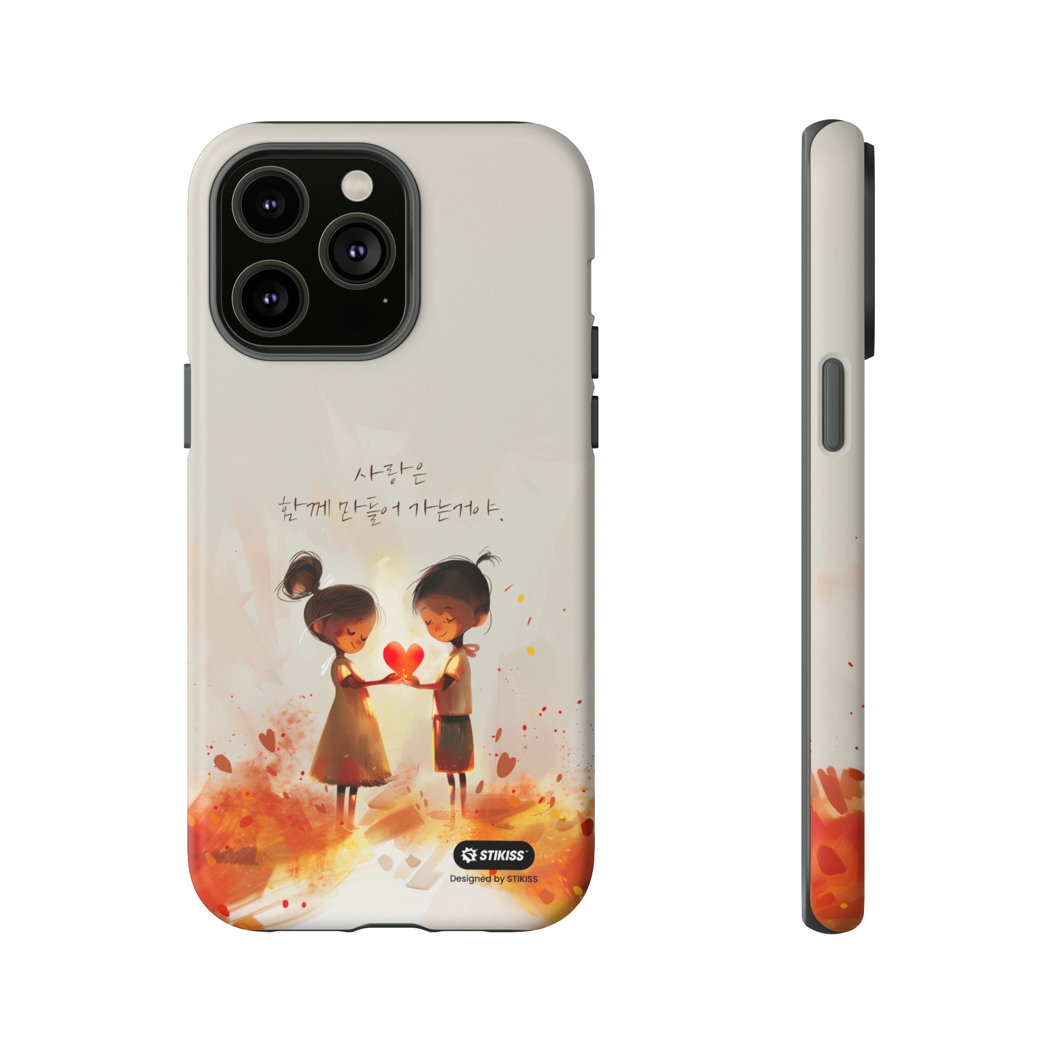 STIKISS™ Exploring Love Collection 009 - Create together Tough iPhone Cases