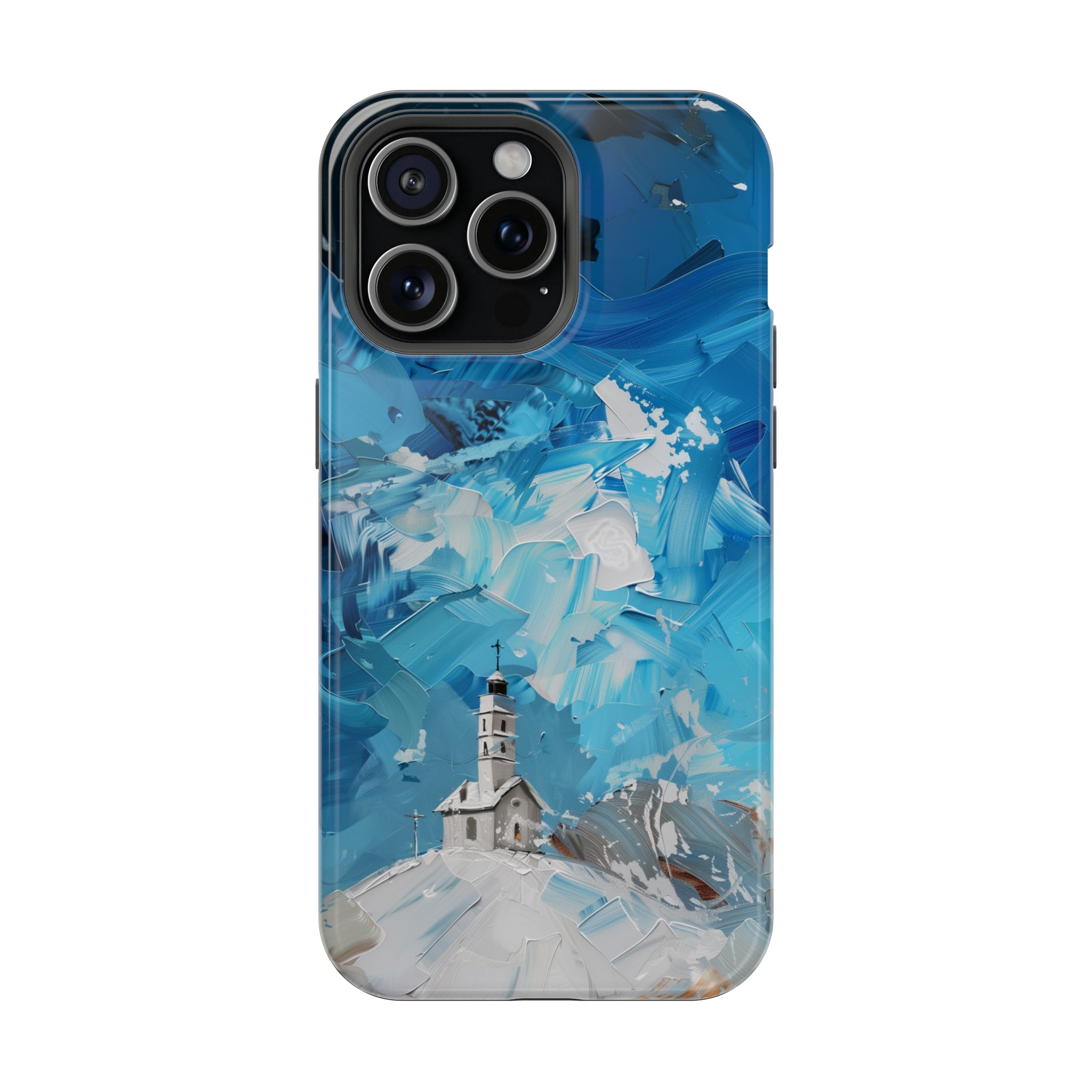 STIKISS™ Oil Paints Collection 01-017 Church iPhone MagSafe Tough Case