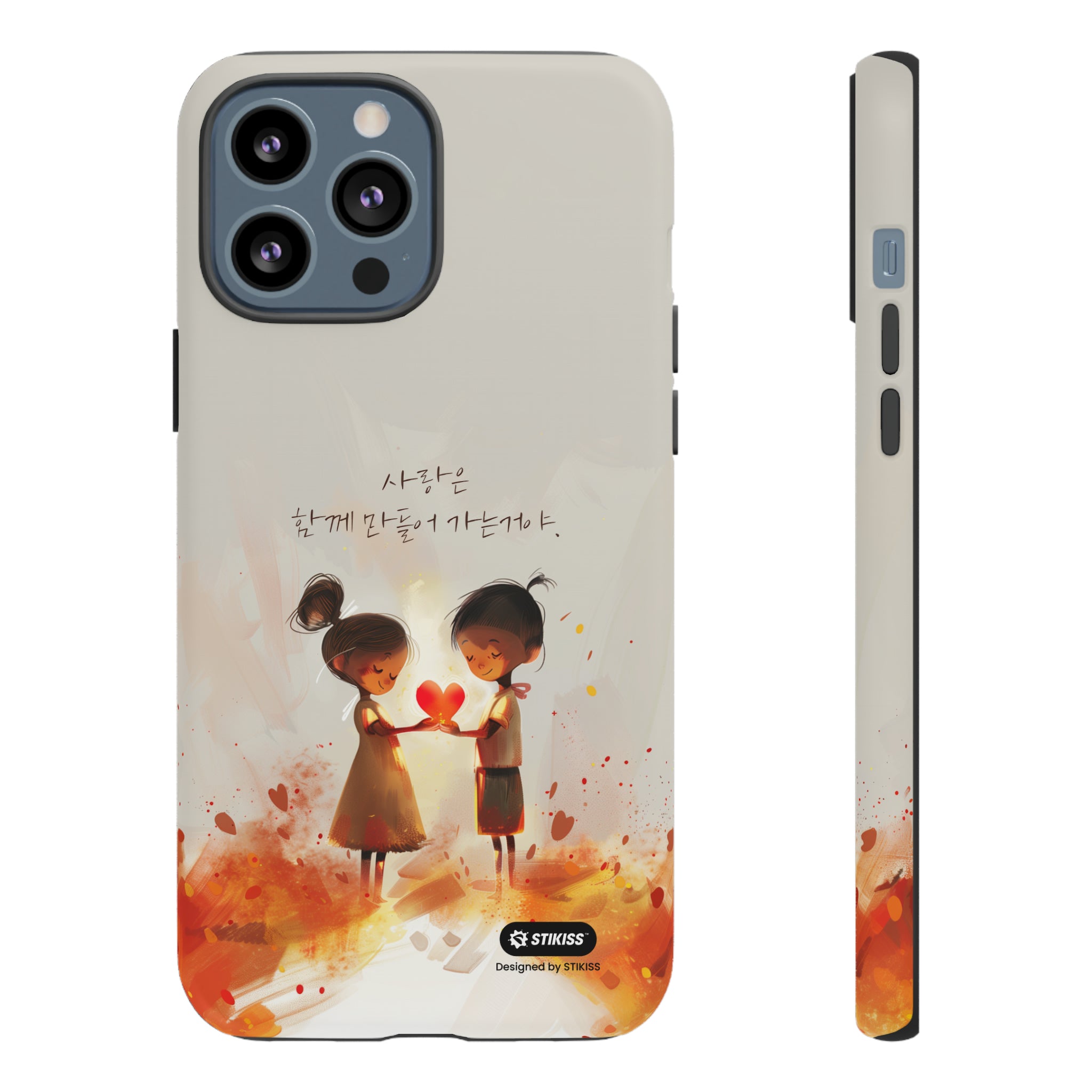 STIKISS™ Exploring Love Collection 009 - Create together Tough iPhone Cases