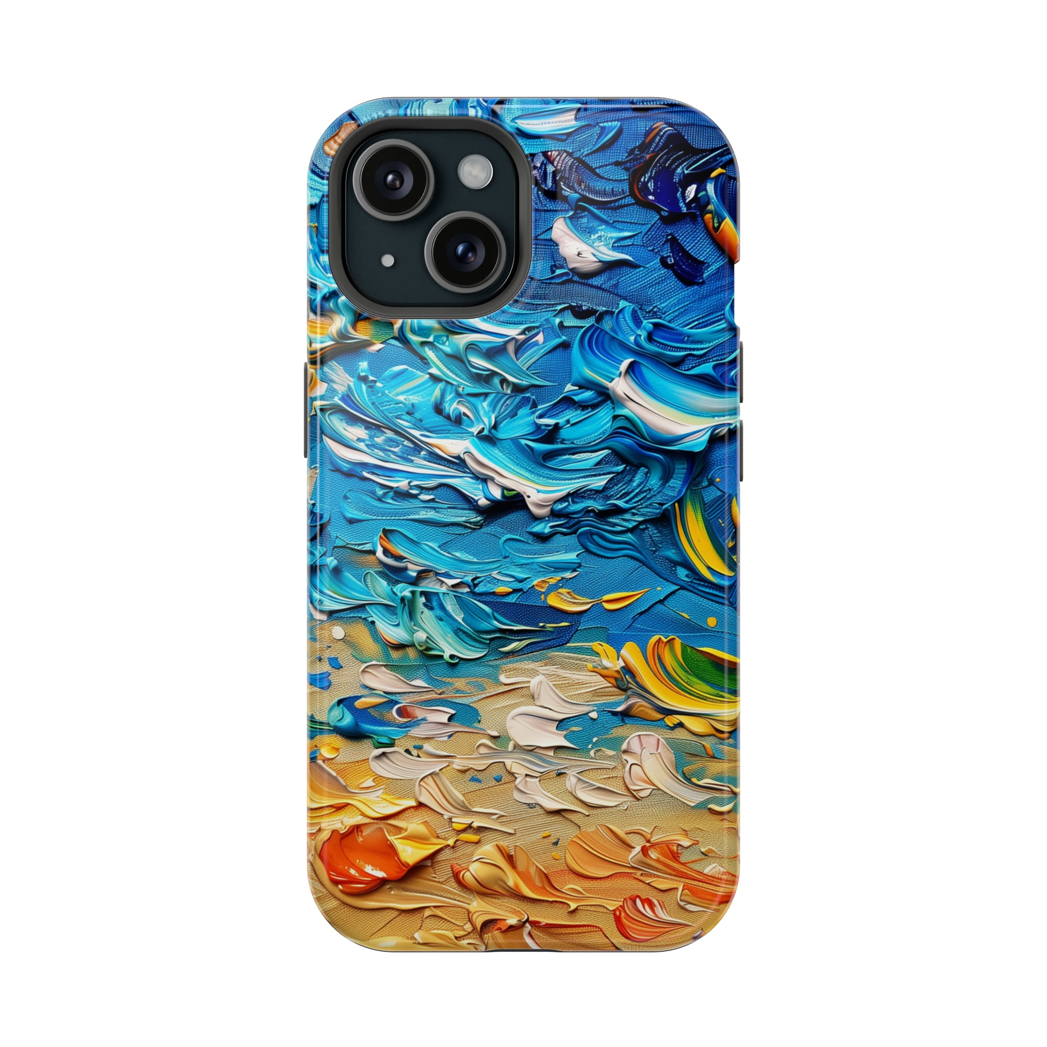 STIKISS™ Oil Paints Collection 01-008 Beach iPhone MagSafe Tough Case