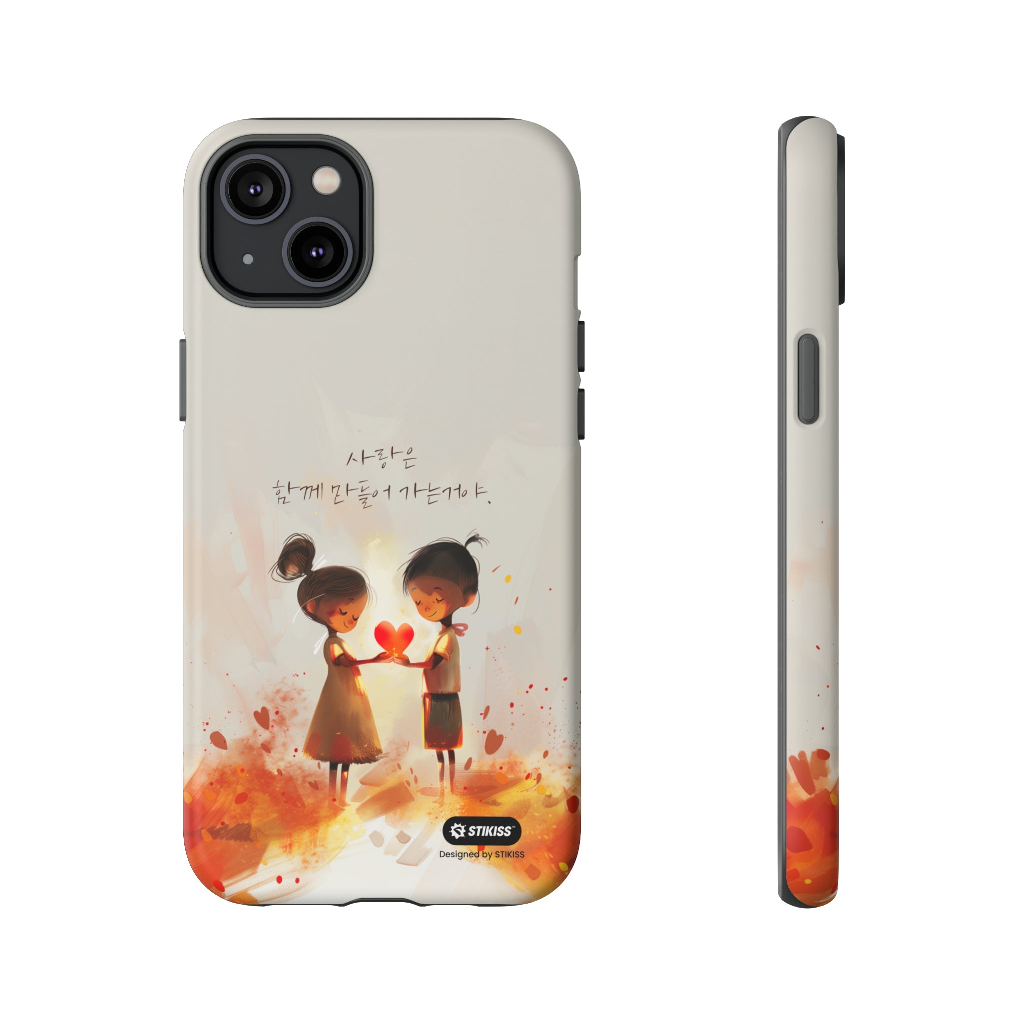 STIKISS™ Exploring Love Collection 009 - Create together Tough iPhone Cases